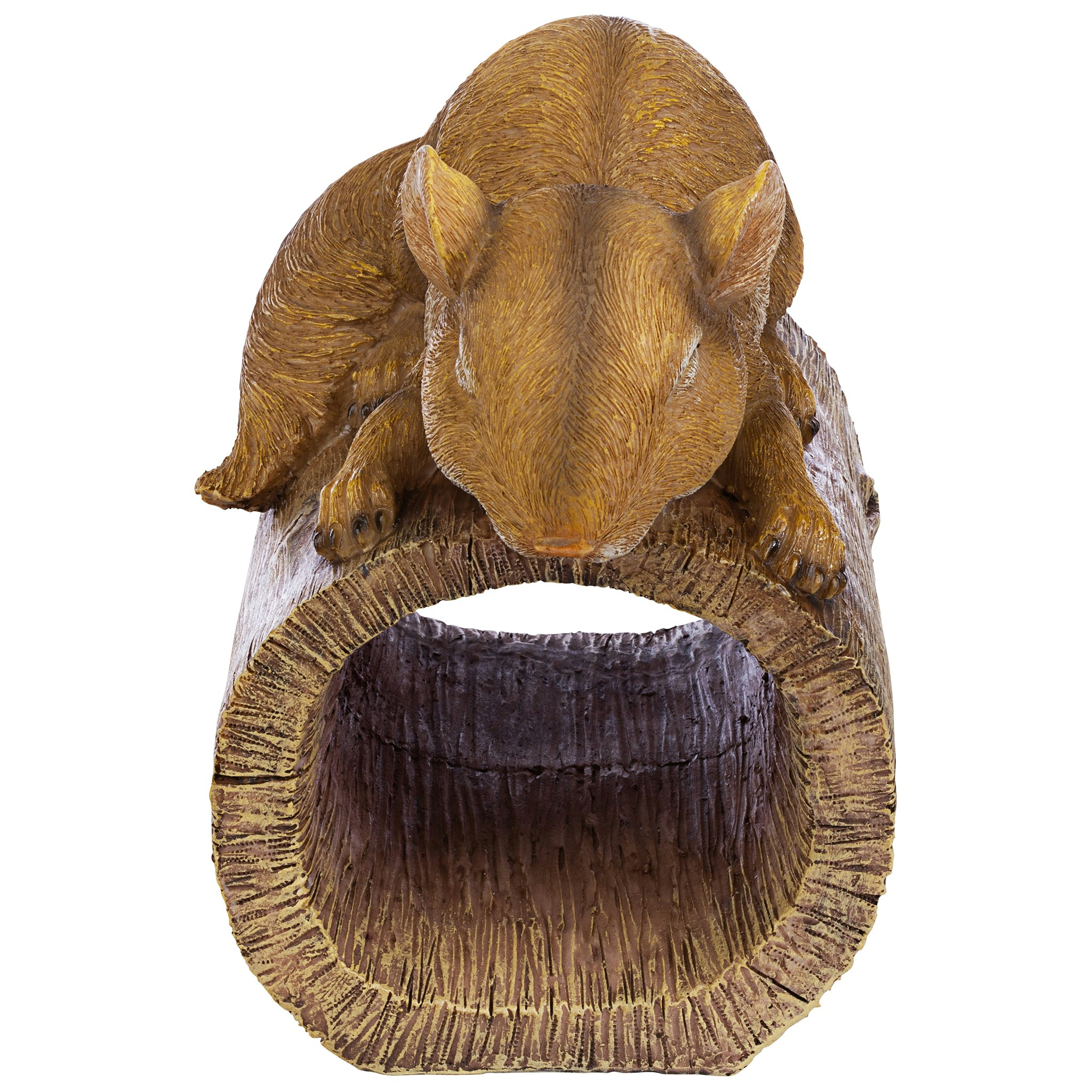 Toscano - Jolly the Squirrel Gutter Guardian Downspout Statue