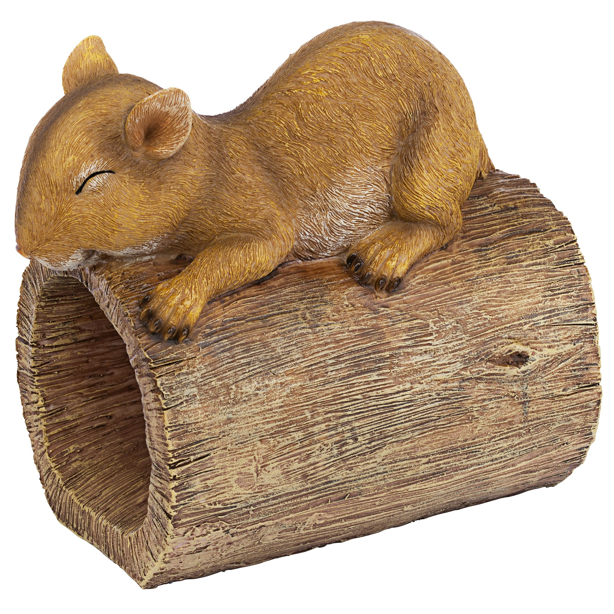 Toscano - Jolly the Squirrel Gutter Guardian Downspout Statue