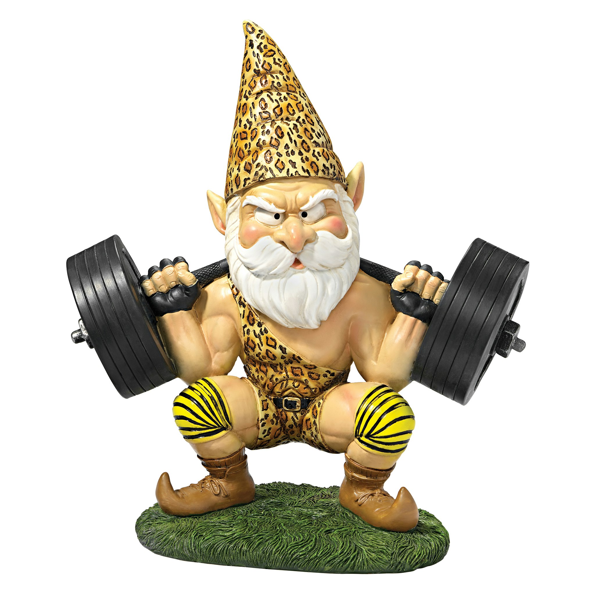 Toscano - Atlas the Athletic Weightlifting Gnome Statue