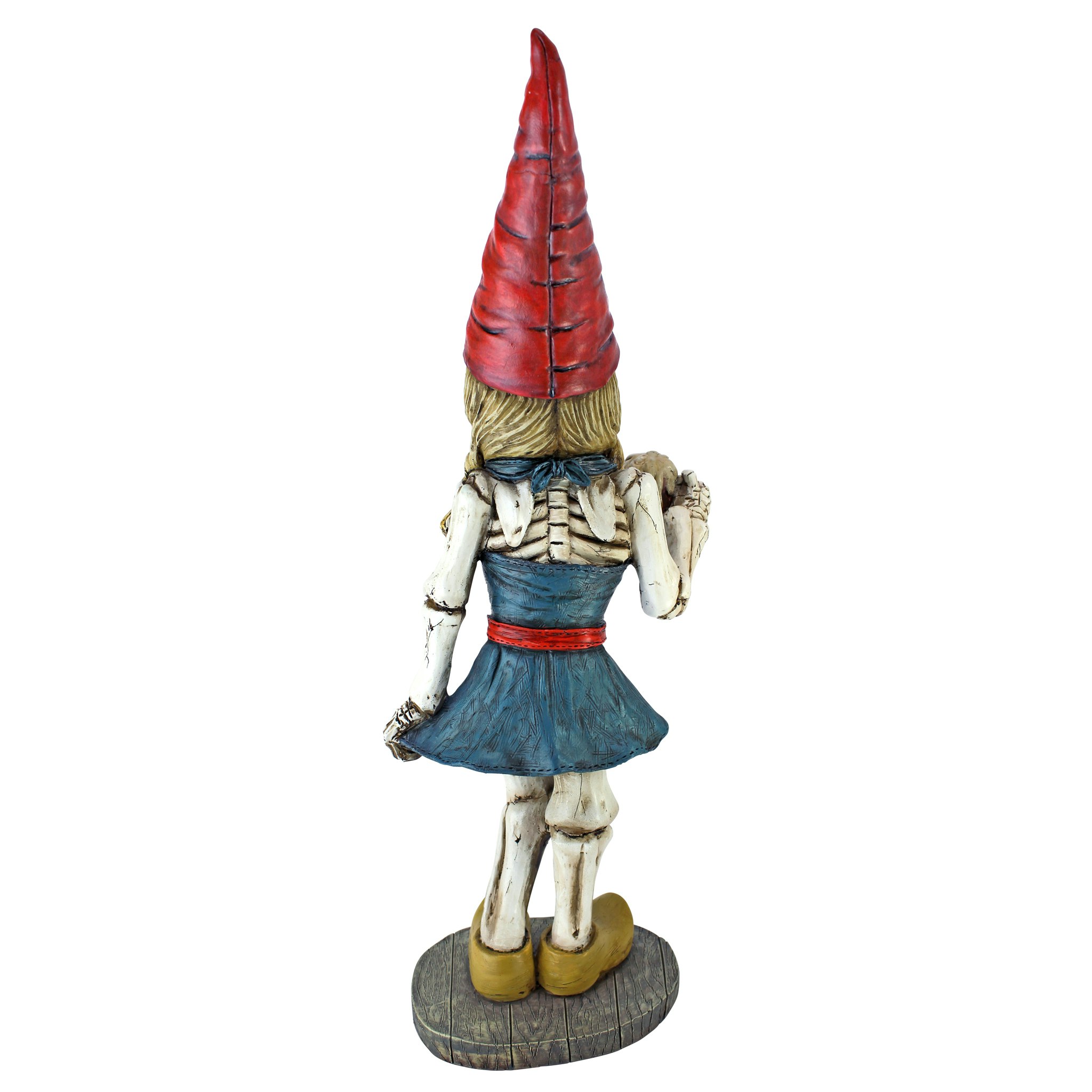 Toscano - Gerta the Bavarian Oktoberfest Skeleton Gnome Statue