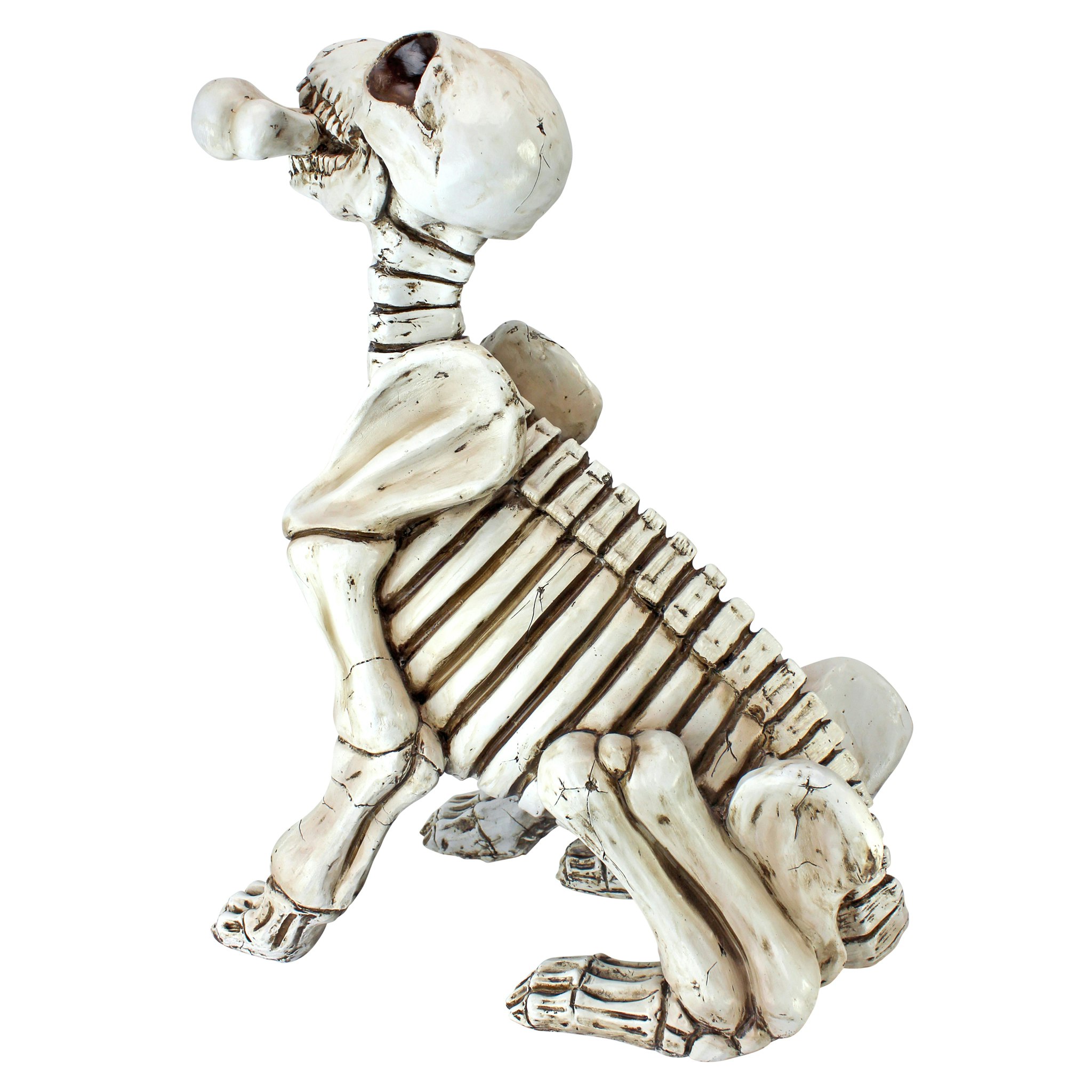 Toscano - Fetchthe Skeleton Dog Statue