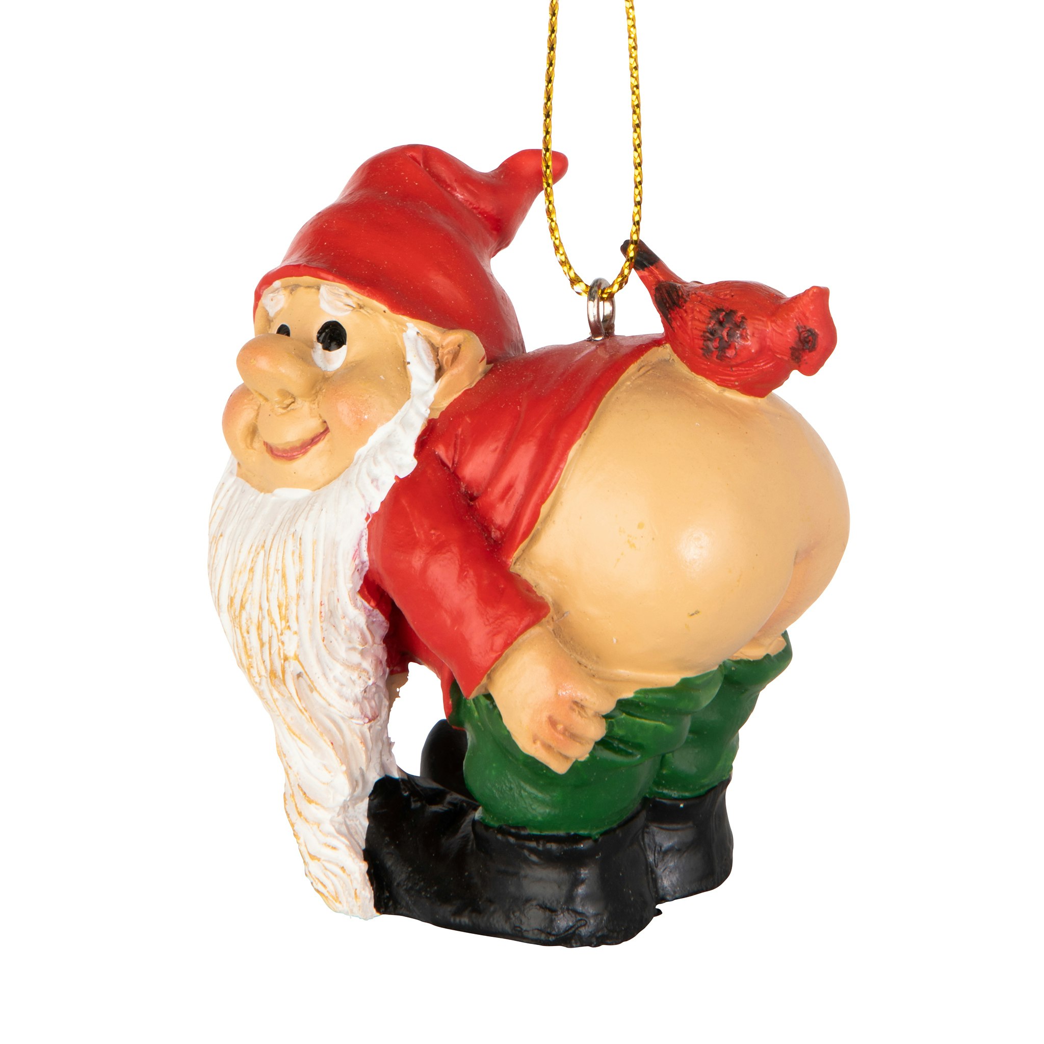 Toscano - Loonie Moonie Gnome Holiday Ornament