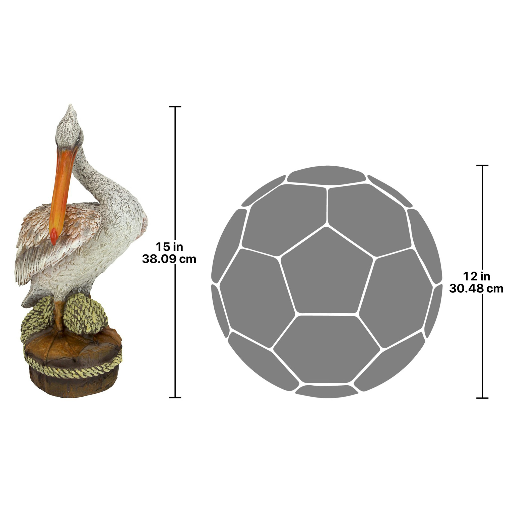 Toscano - Ocean Side Pier 51 Pelican Statue