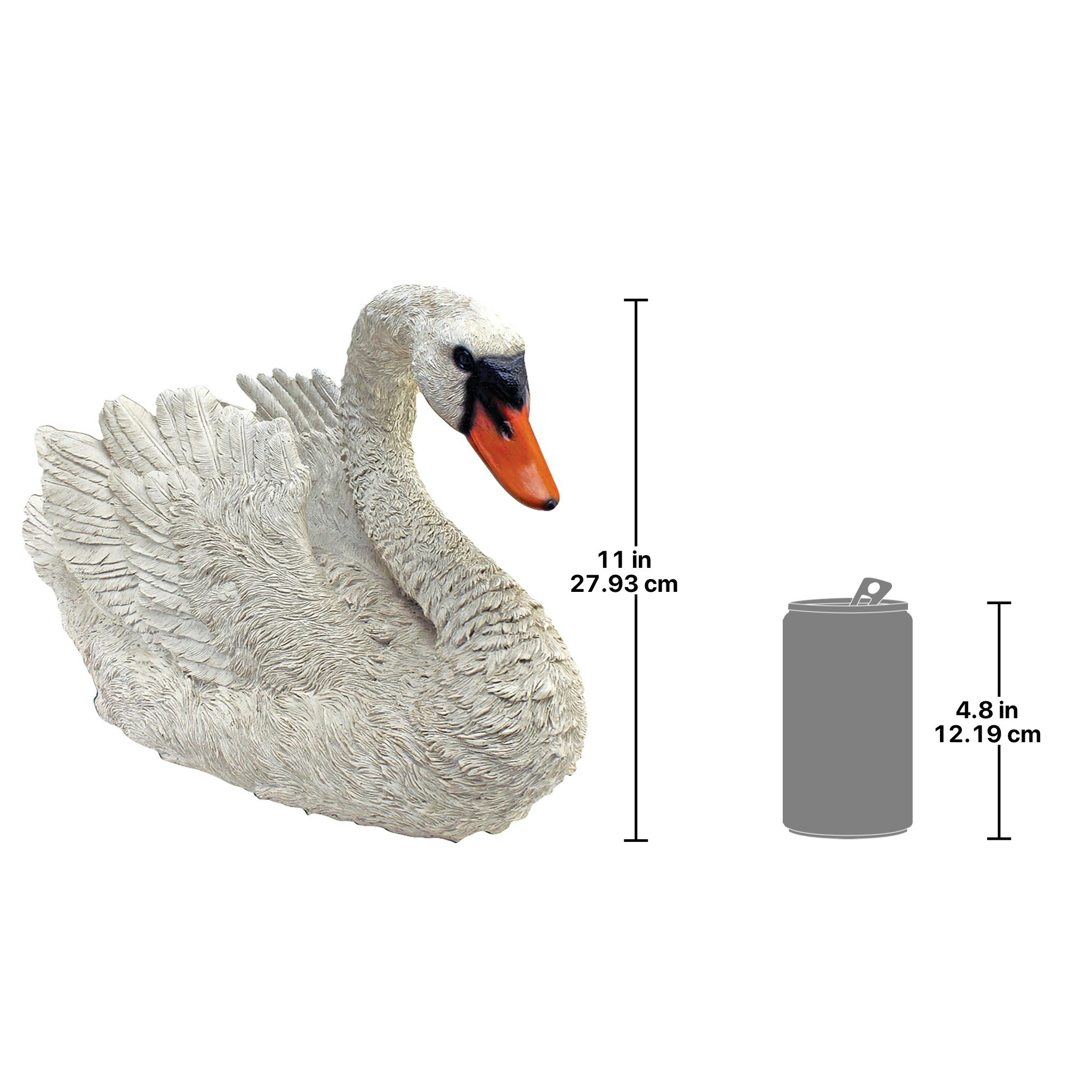 Toscano - White Swan Statue