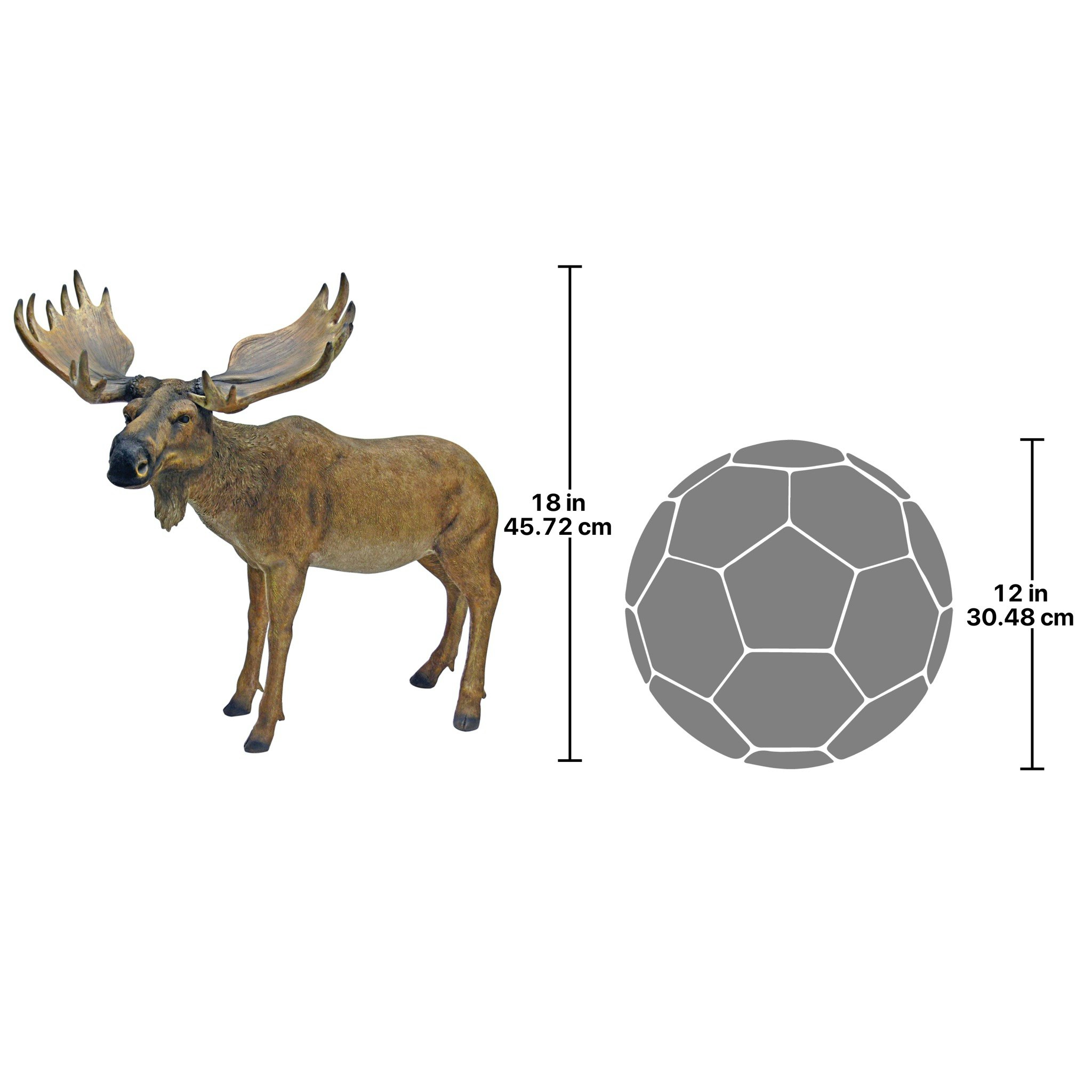 Toscano - The Moose is Loose Statue
