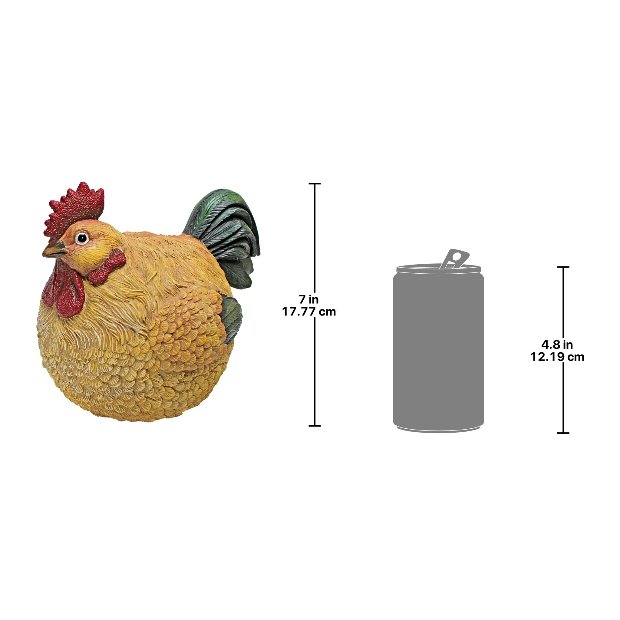 Toscano - Roly-Poly Ball of Chicken Statue