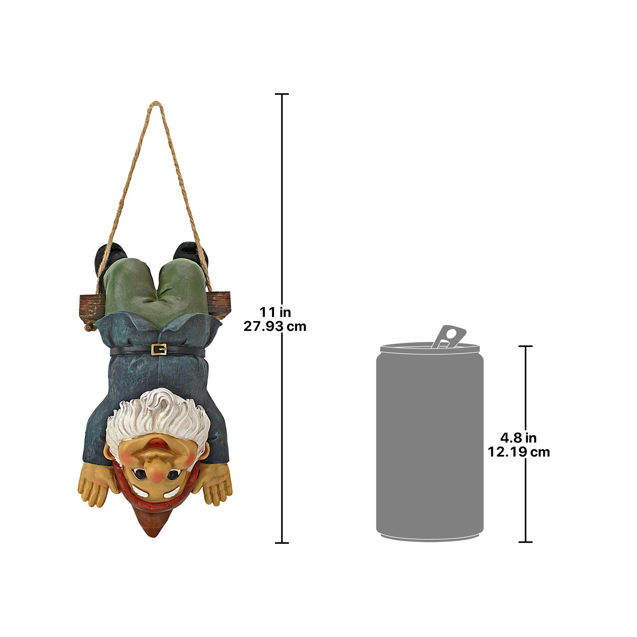 Toscano - Alfie the Acrobat Swinging Gnome Statue