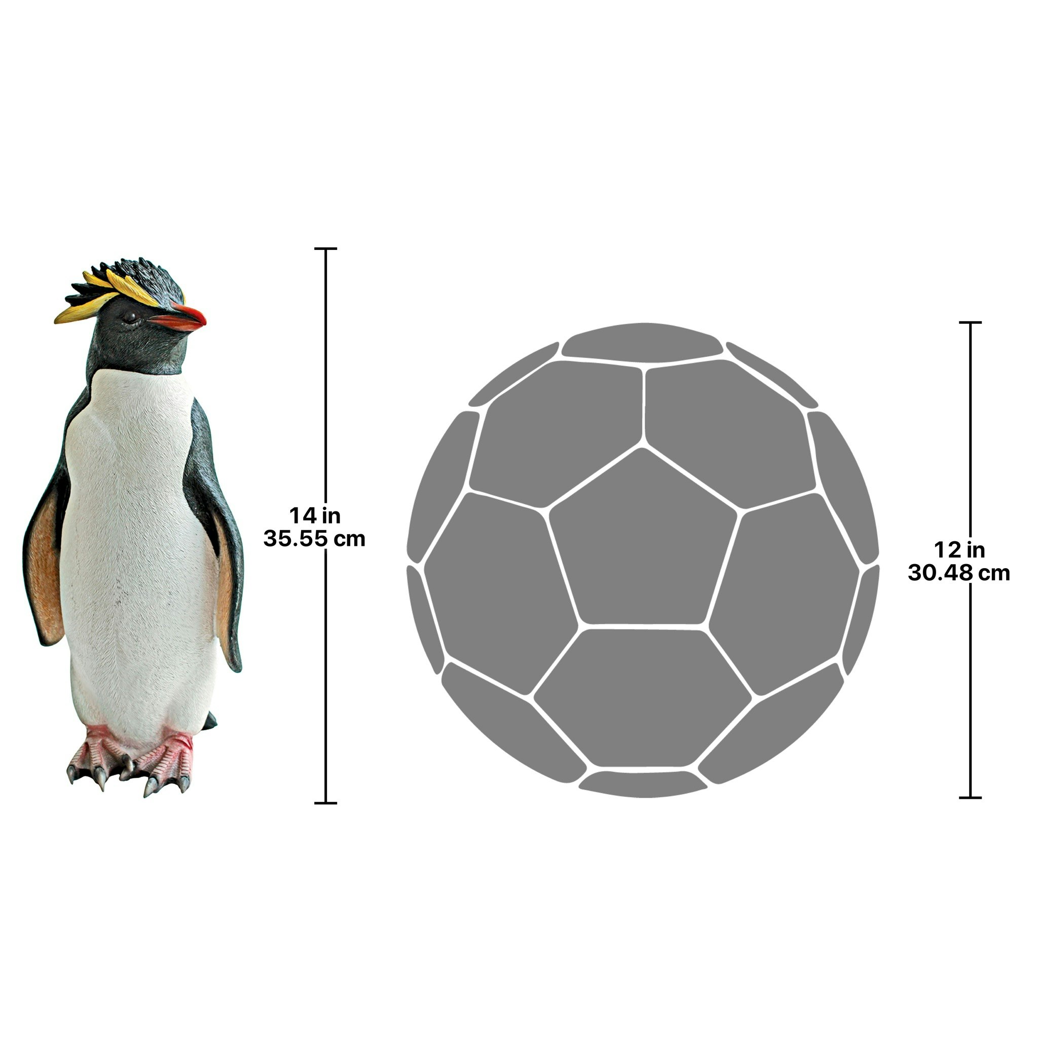 Toscano - Rock Hopper Penguin Statue