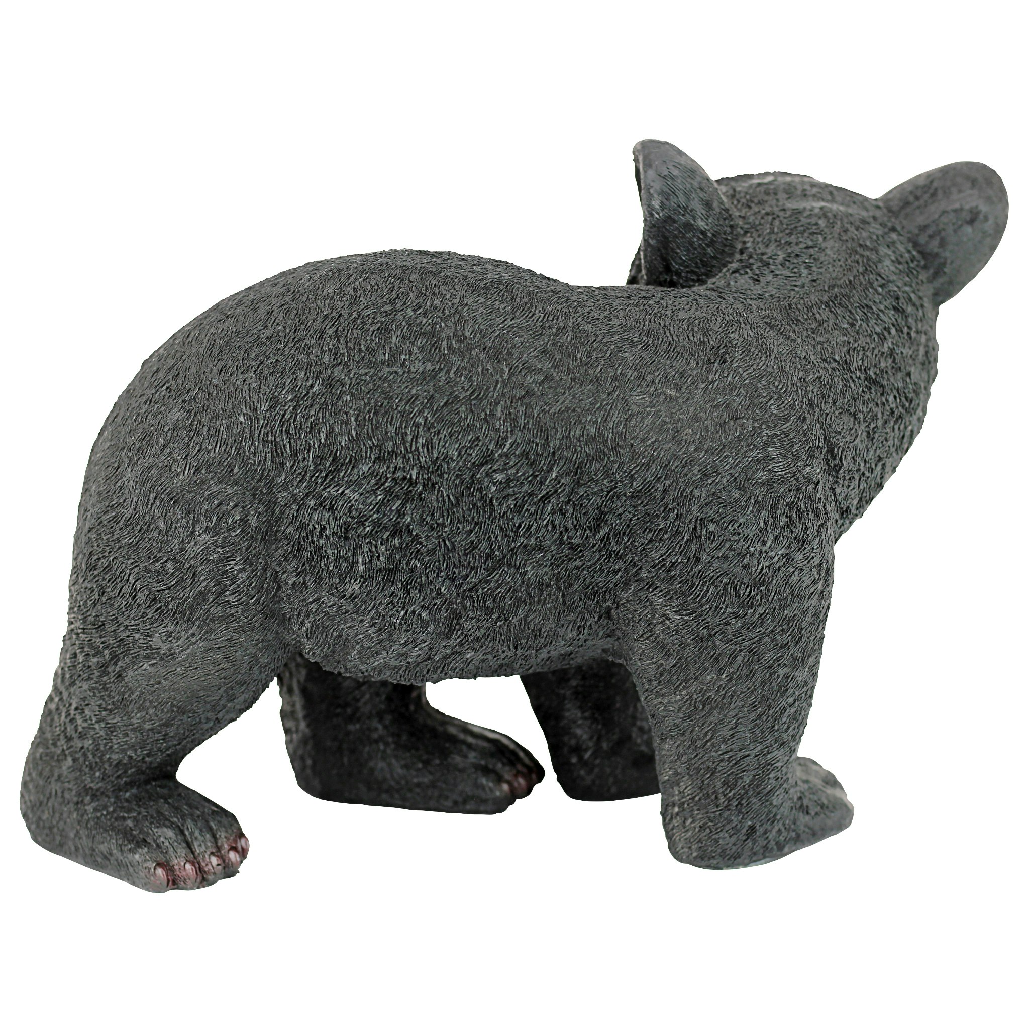 Toscano Roly-Poly Black Bear Cub Statue - Walking Bear