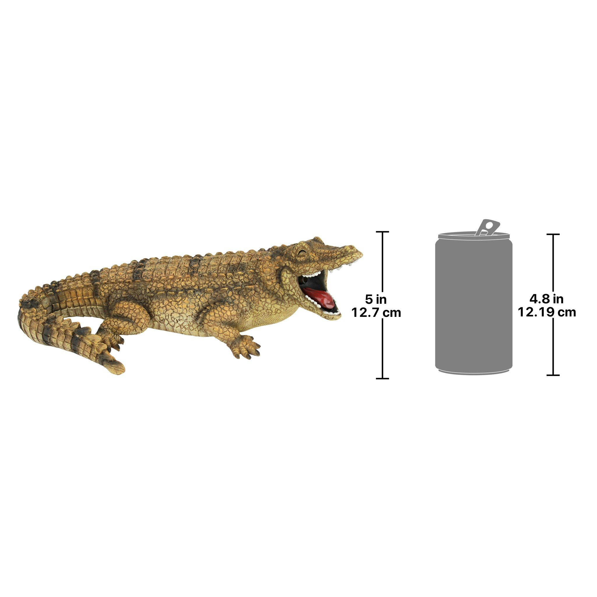 Toscano - Striker the Alligator Spitter Piped Statue