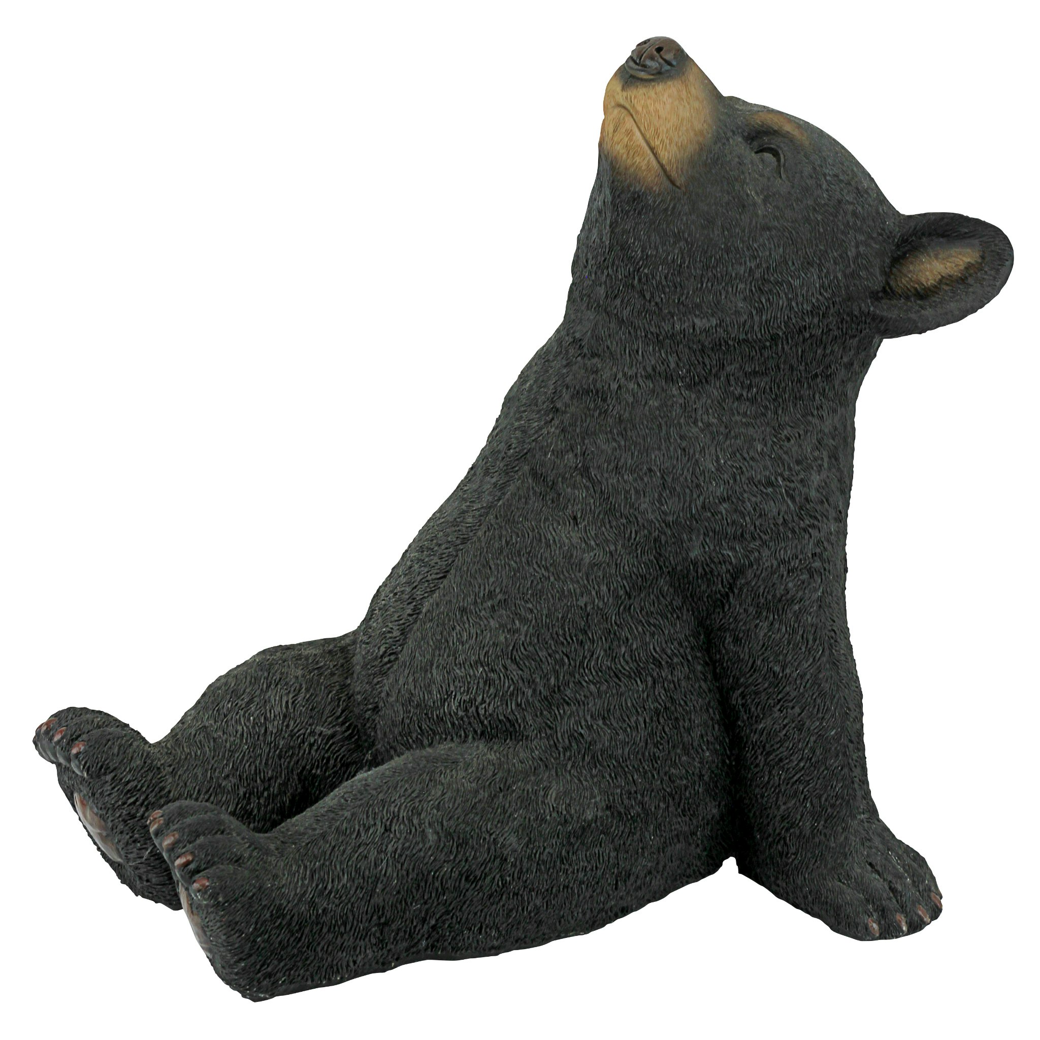 Toscano - Catching Rays Black Bear Cub Statue