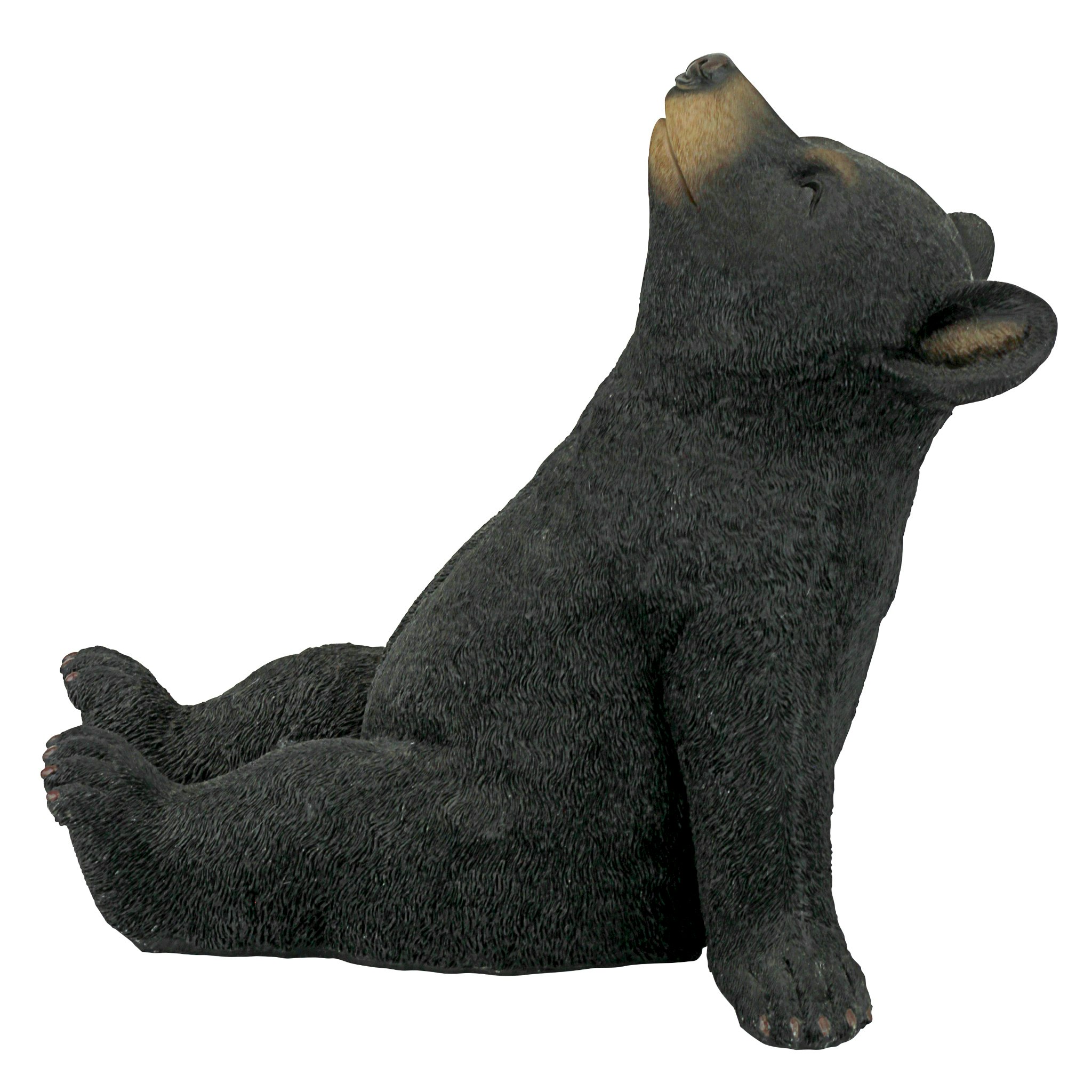 Toscano - Catching Rays Black Bear Cub Statue
