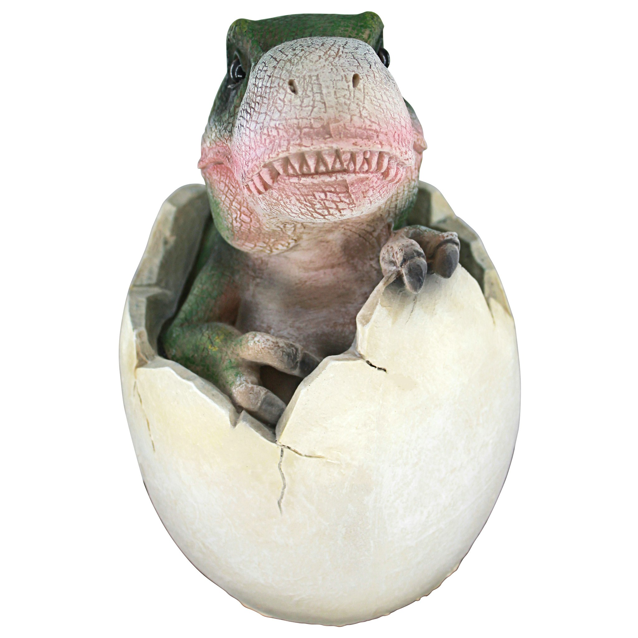 Toscano - Baby Tyrannosaurus Rex Dinosaur Egg Hatchling Statue