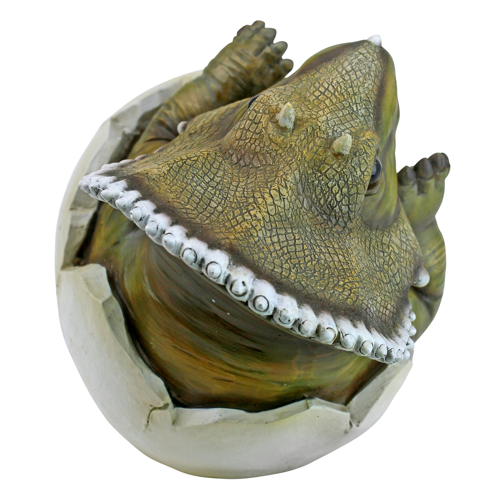 Toscano - Baby Triceratops Dinosaur Egg Hatchling Statue