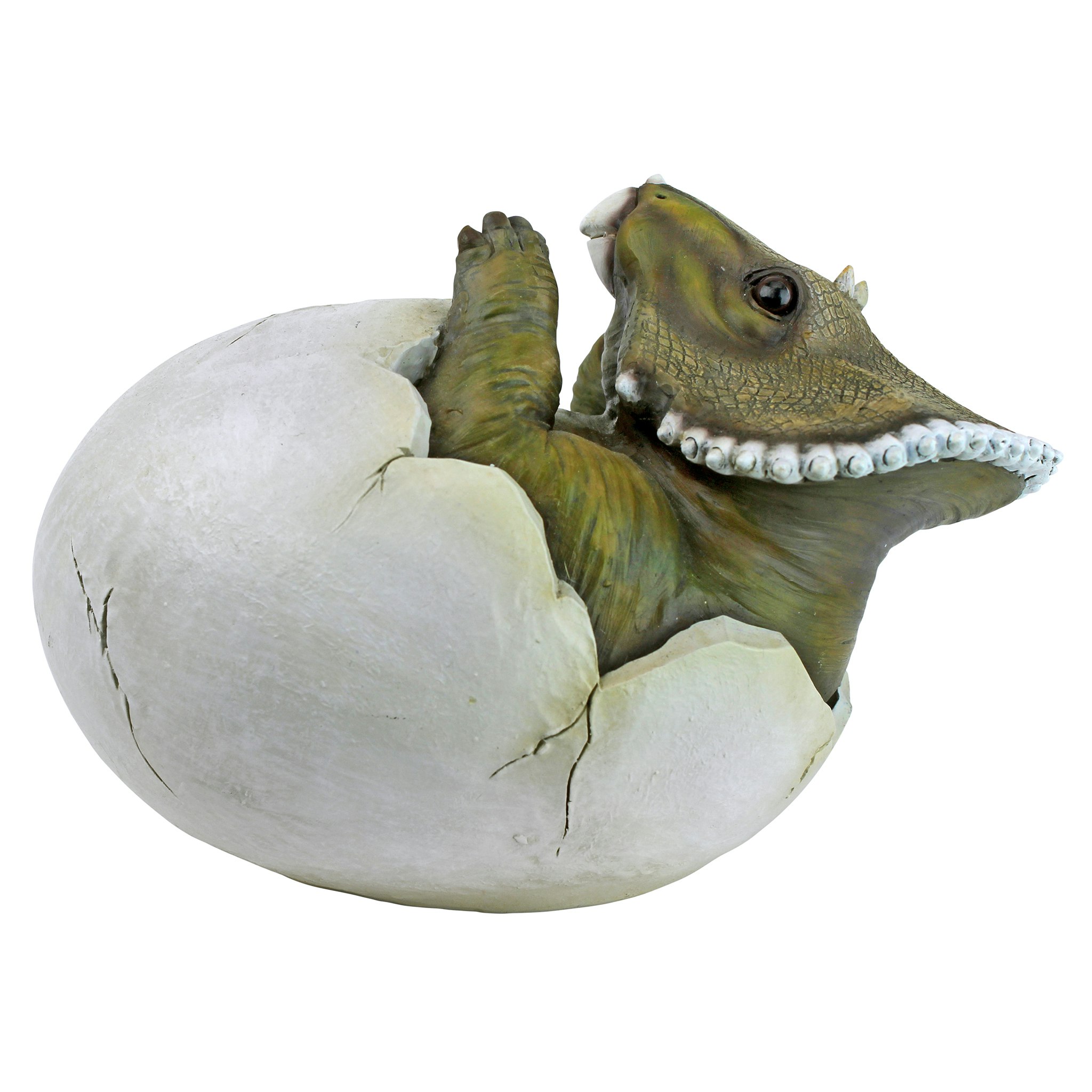 Toscano - Baby Triceratops Dinosaur Egg Hatchling Statue