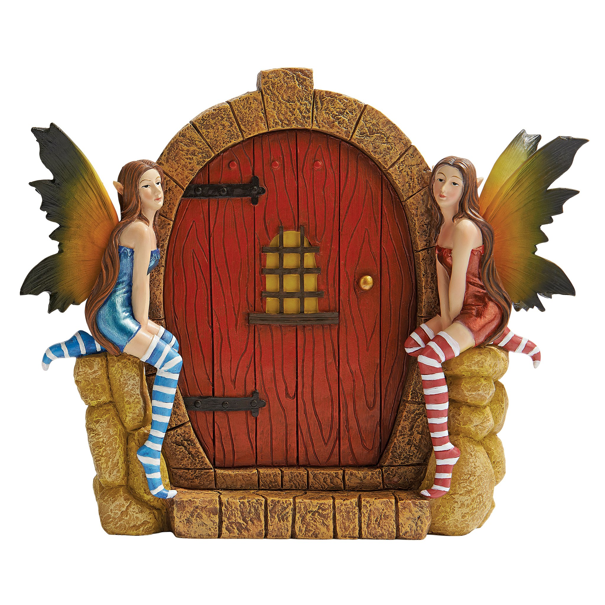 Toscano - Enchanted Portal Fairy Door Wall Sculpture