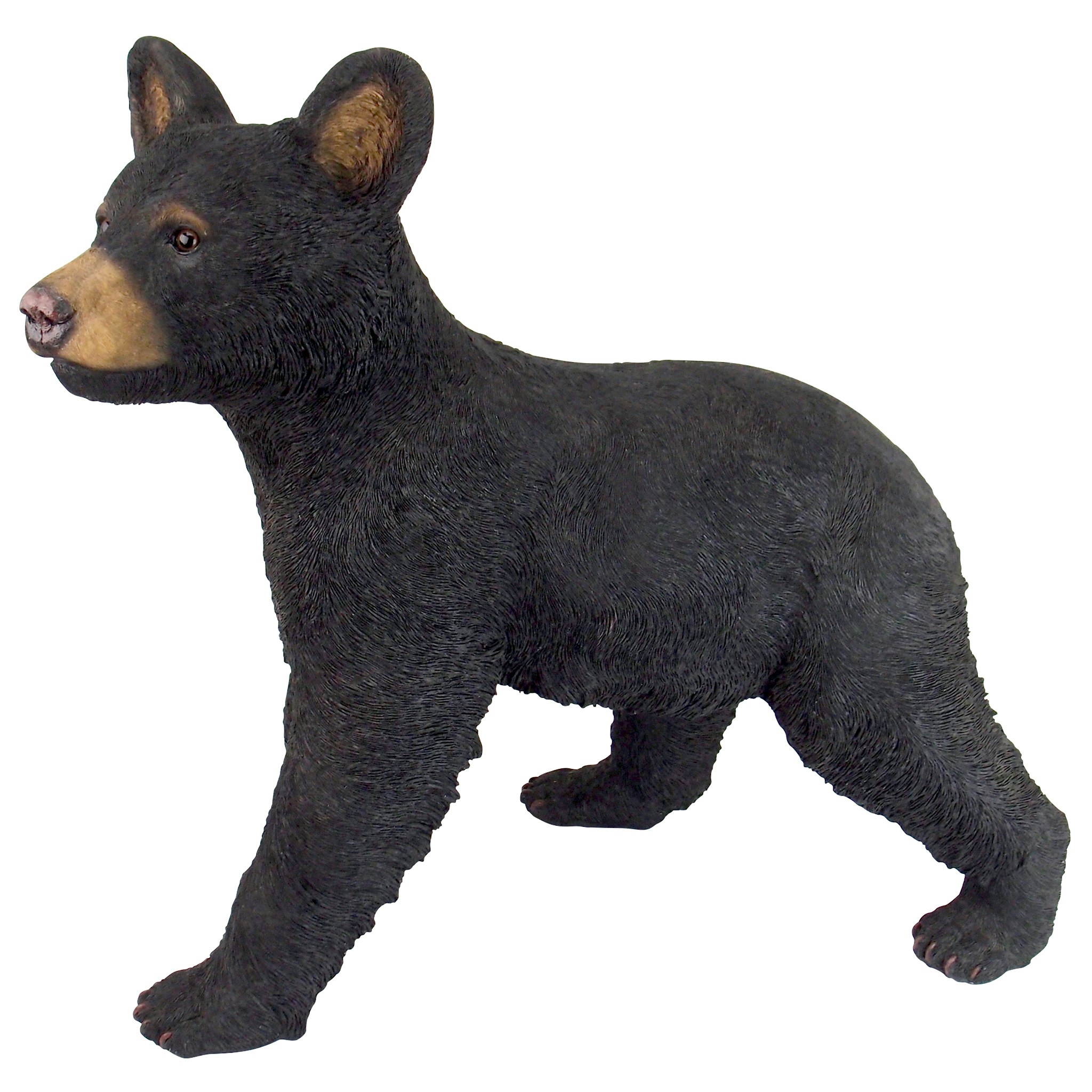 Toscano - Snooping Cub Black Bear Statue