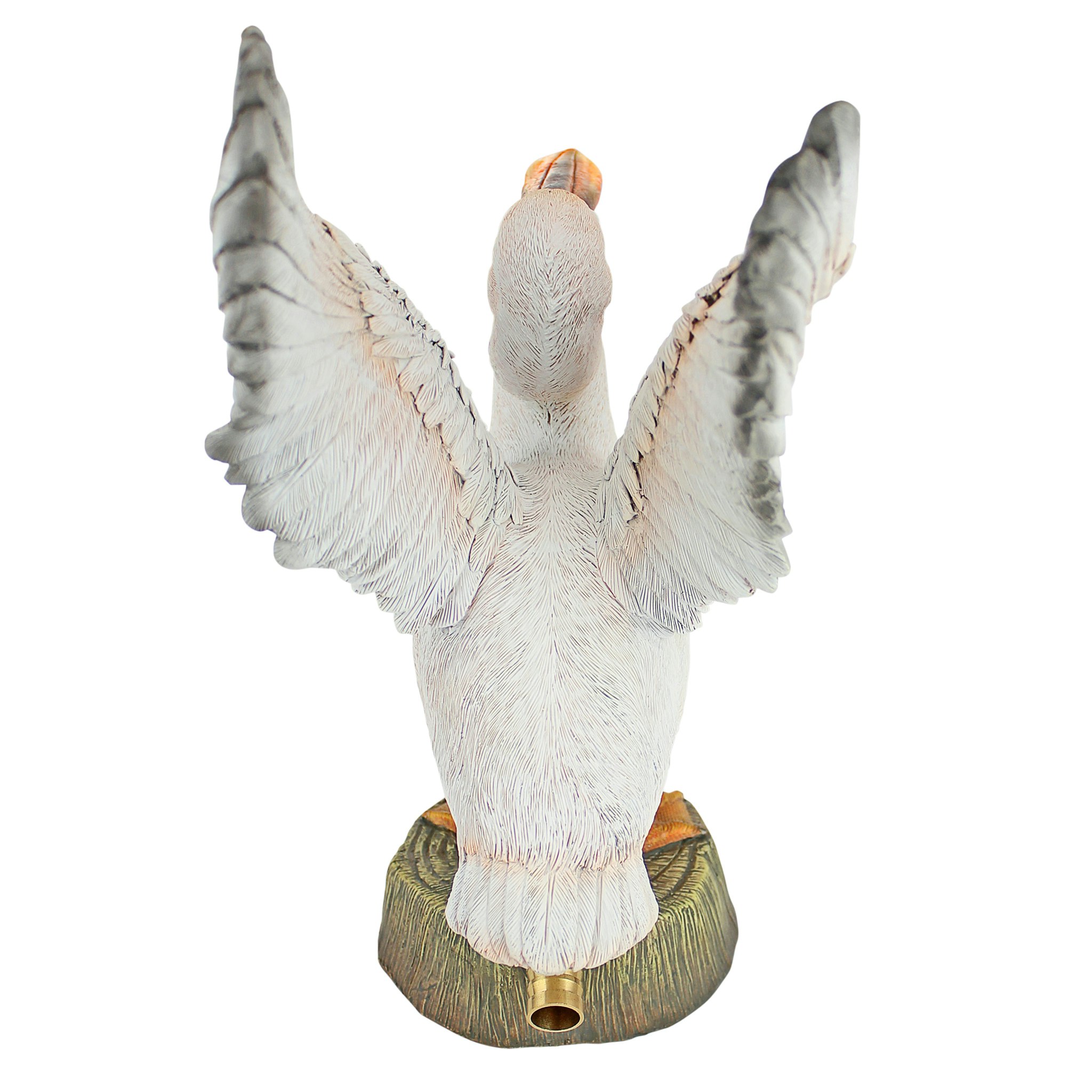 Toscano - Oceanside Pelican Spitter Piped Statue
