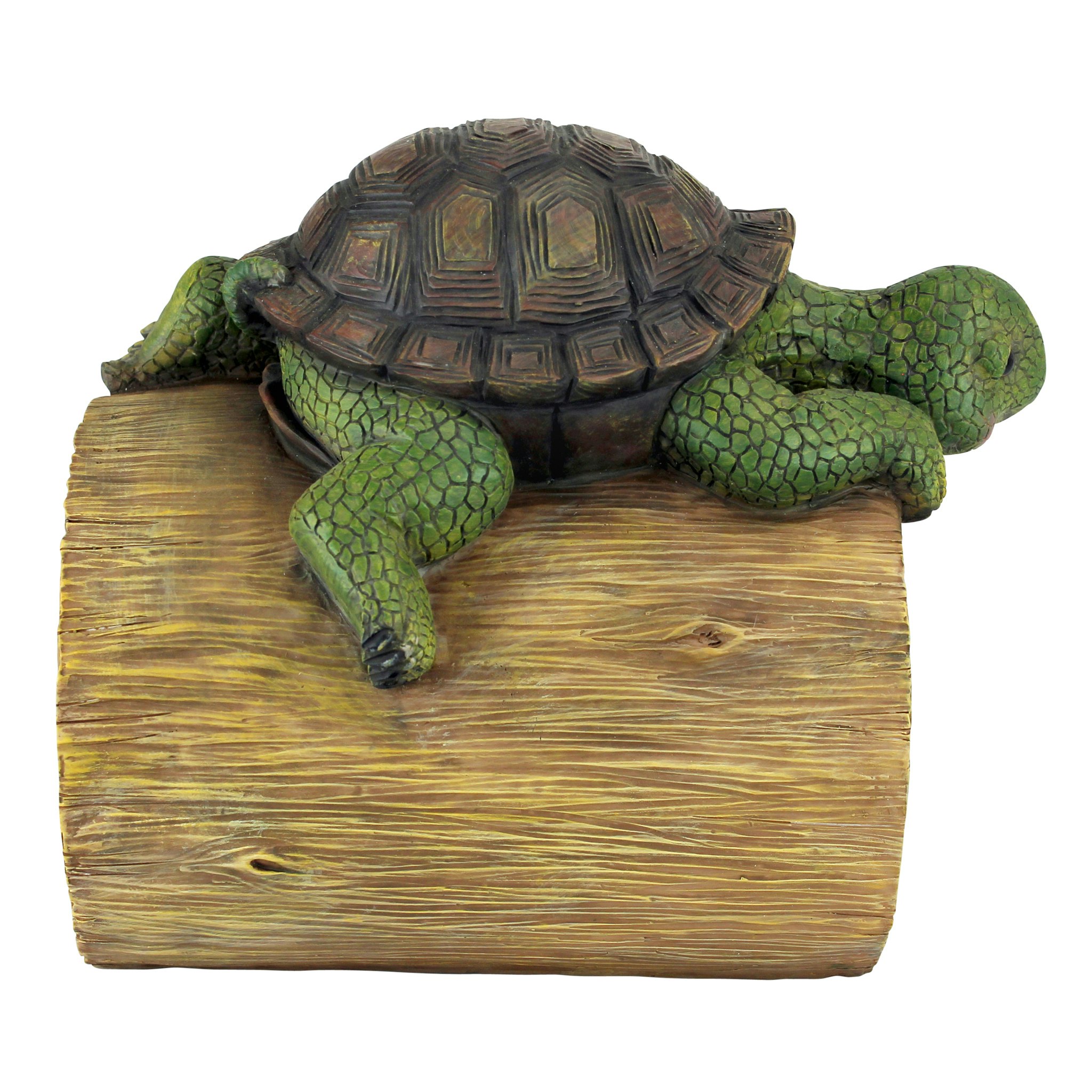 Toscano - Drips the Turtle Gutter Guardian Downspout Statue