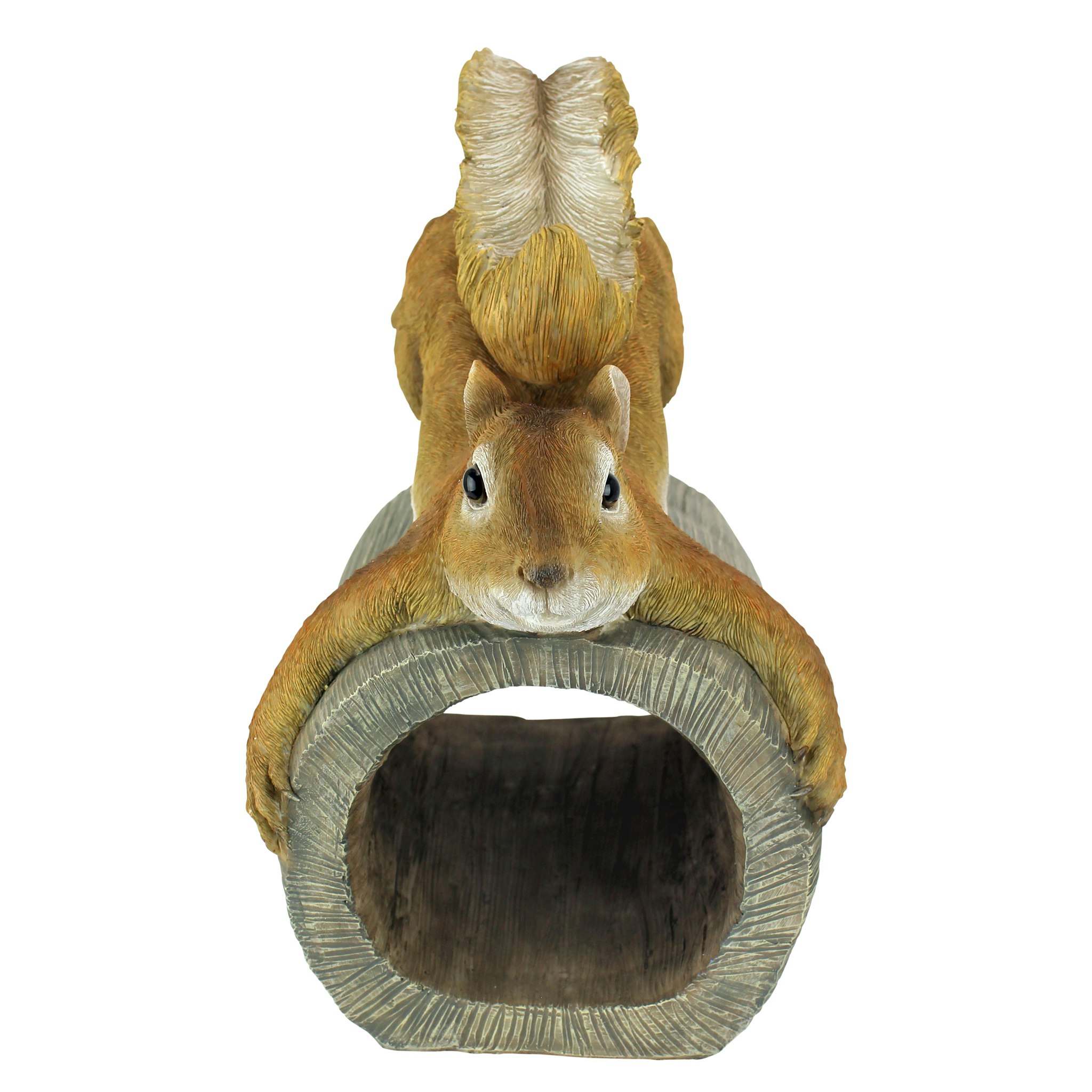 Toscano - Crash the Squirrel Gutter Guardian Downspout Statue