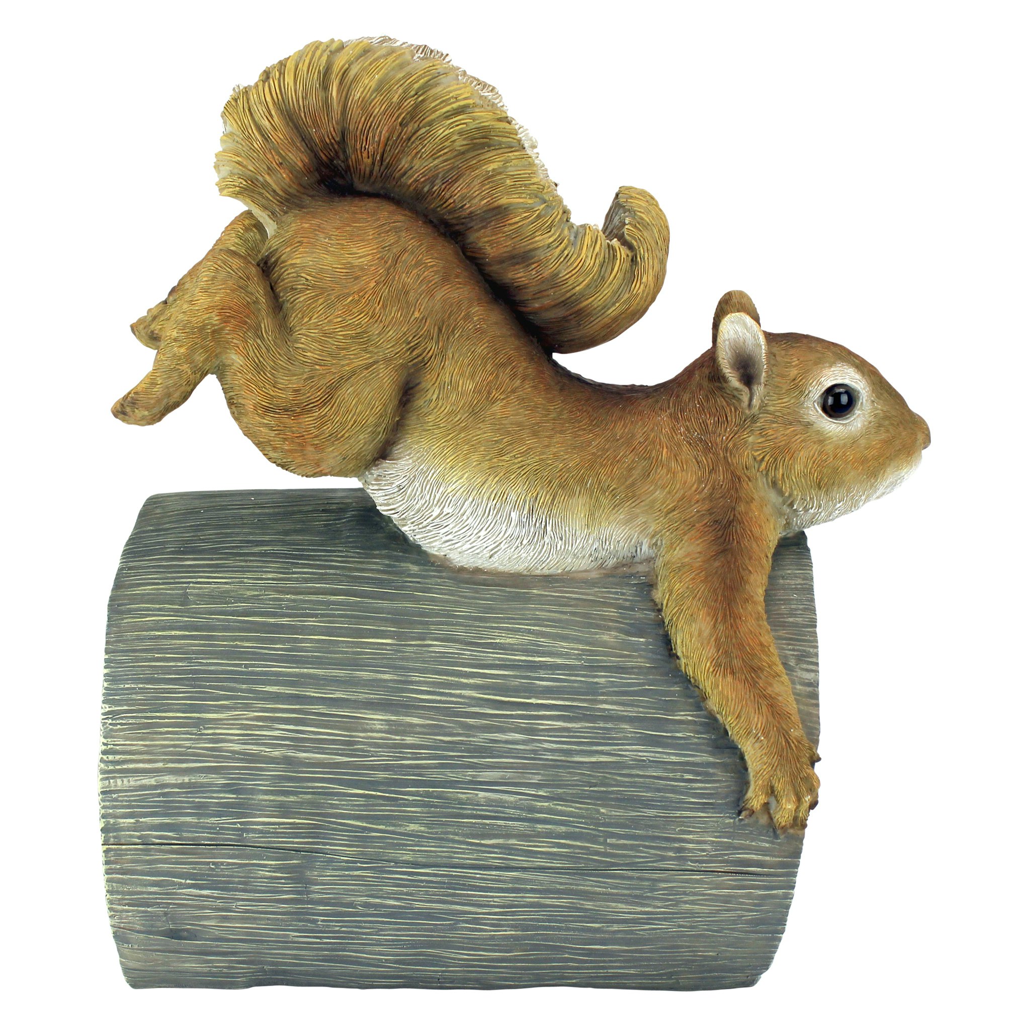 Toscano - Crash the Squirrel Gutter Guardian Downspout Statue