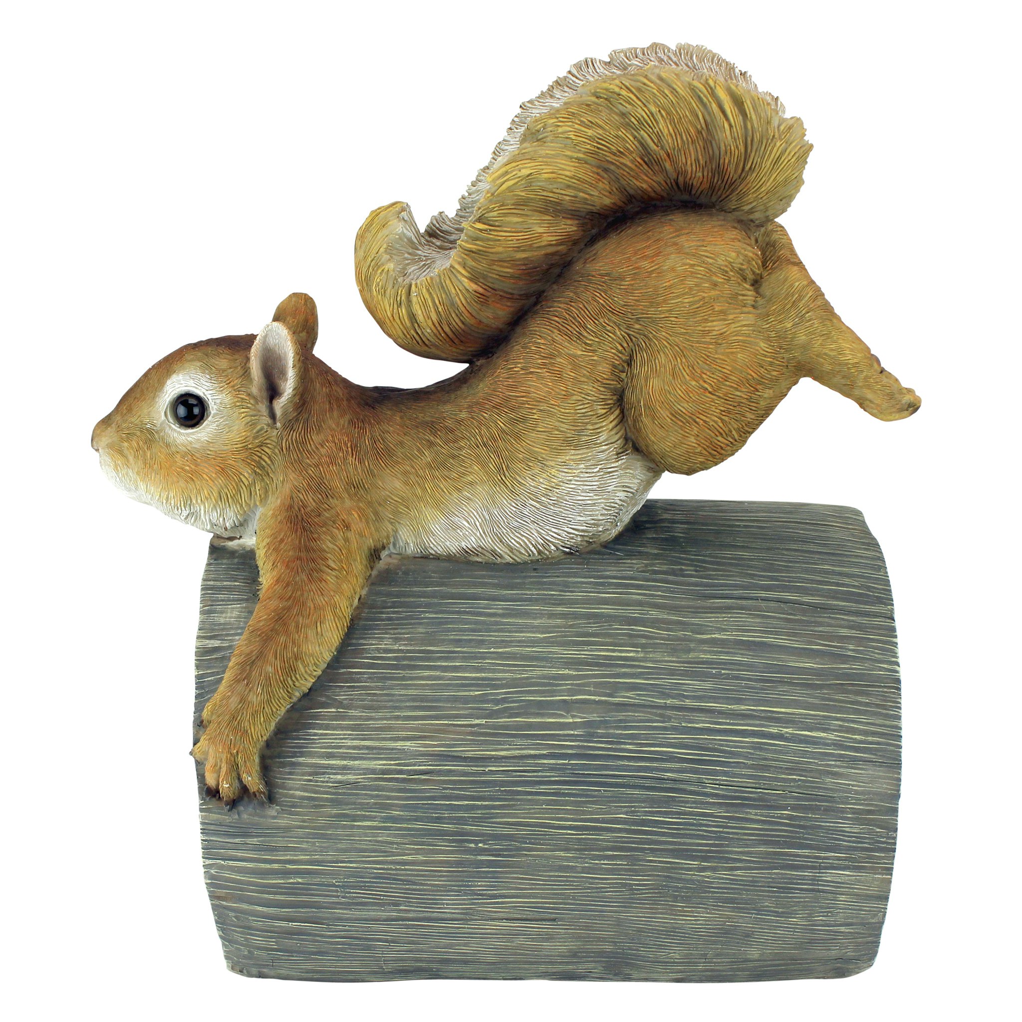 Toscano - Crash the Squirrel Gutter Guardian Downspout Statue
