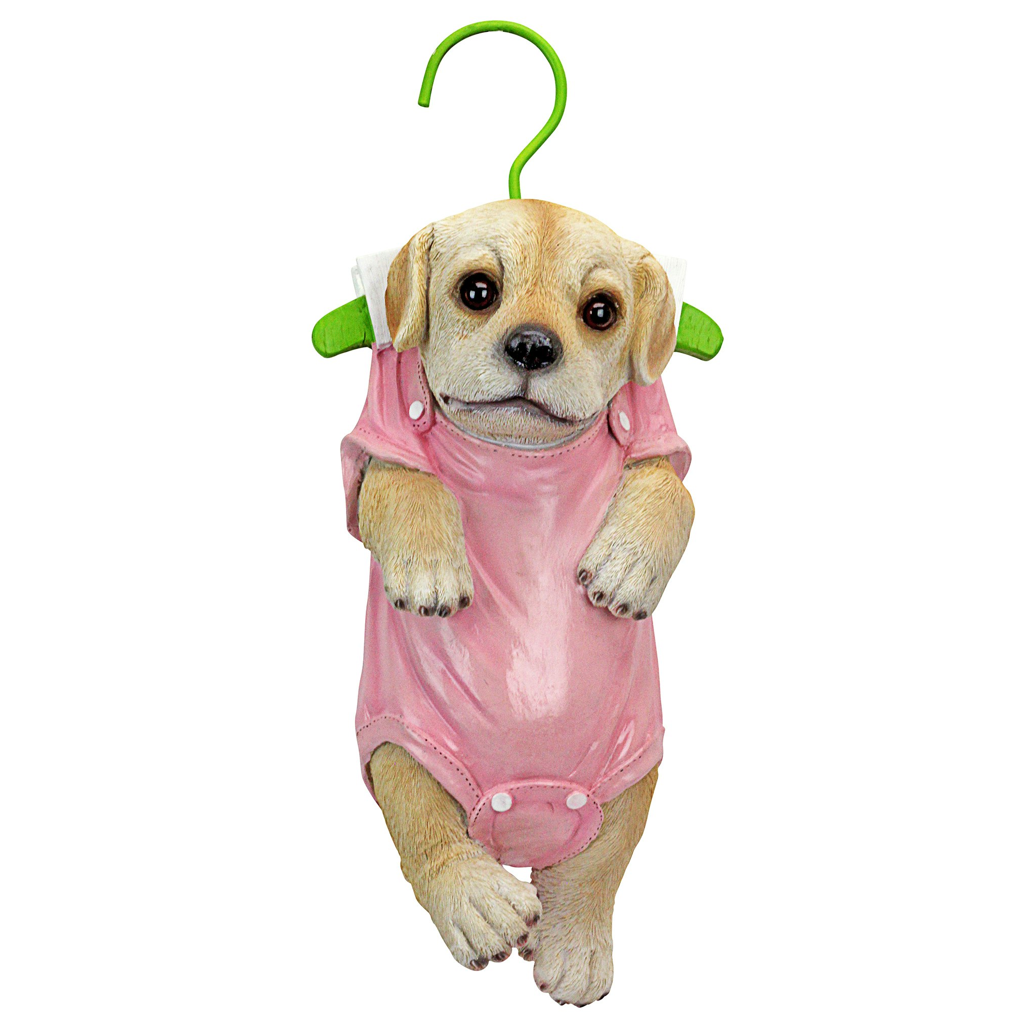 Toscano - Hanger Hound Labrador Retriever Hanging Puppy Dog Statue