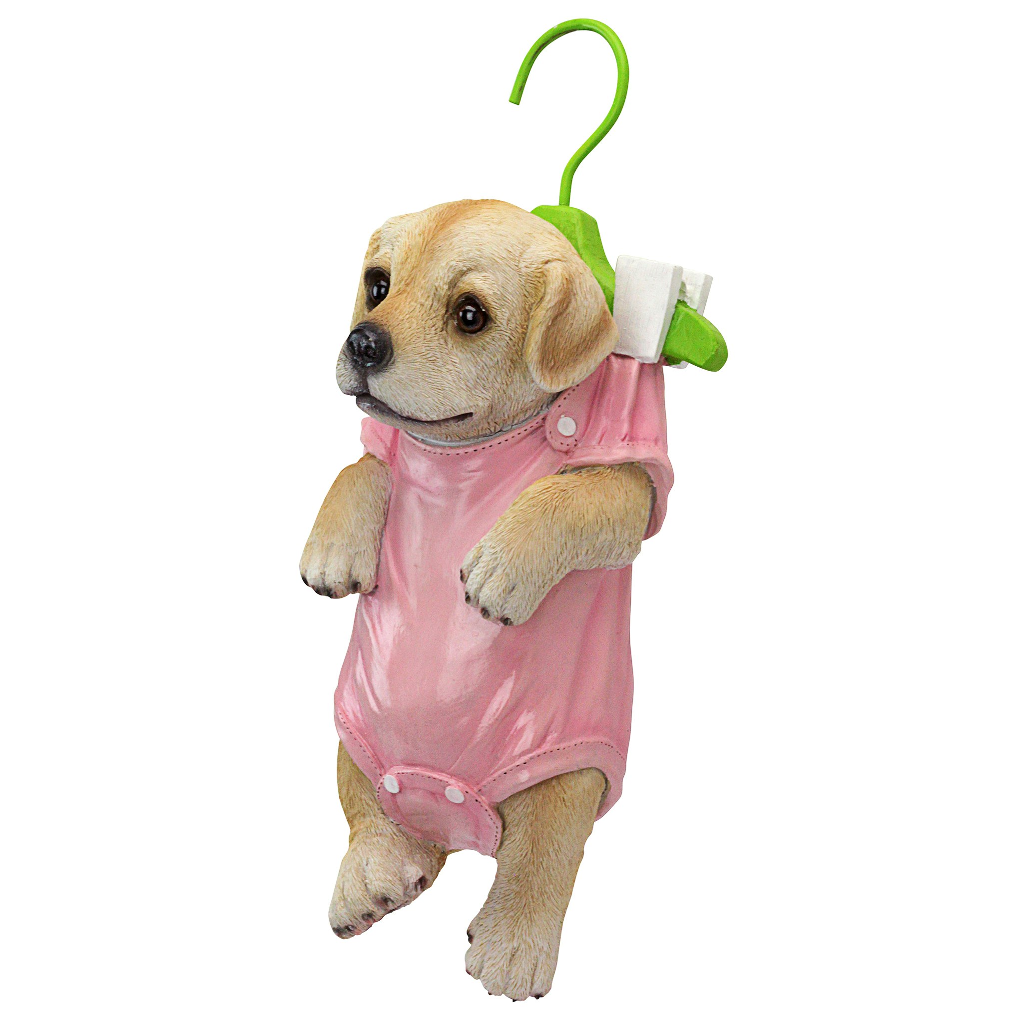 Toscano - Hanger Hound Labrador Retriever Hanging Puppy Dog Statue
