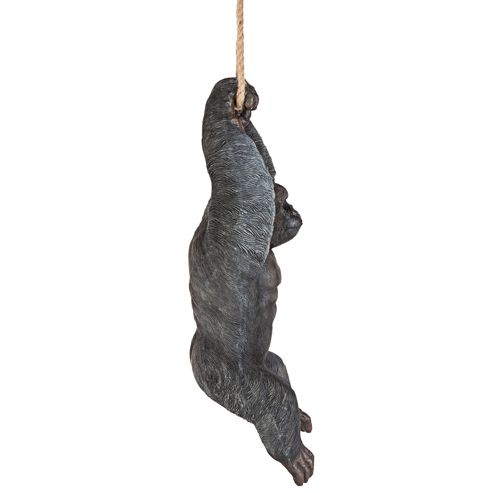 Toscano - Swinging Great Ape Jungle Monster Hanging Gorilla Sculpture