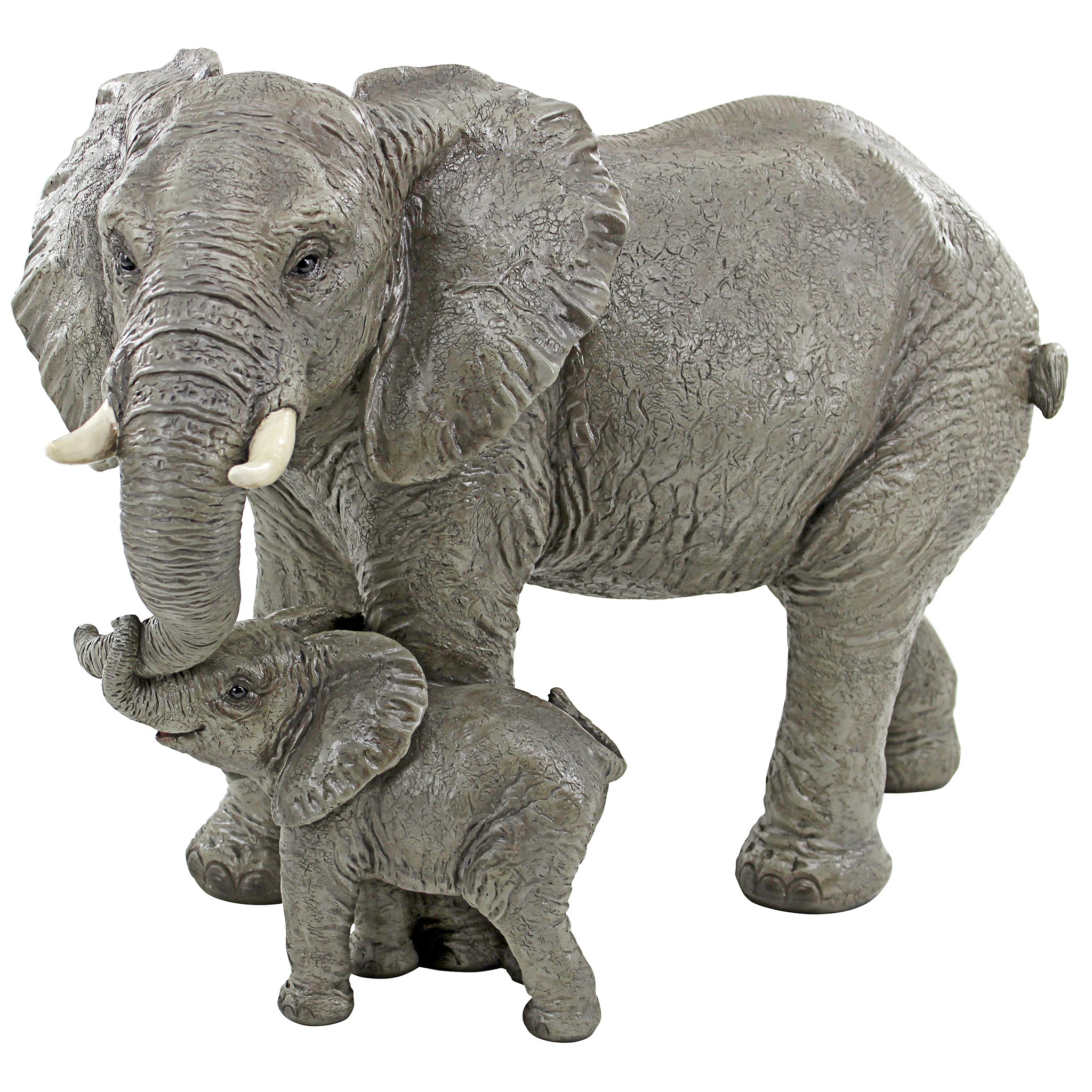 Toscano - Herd Mentality Mother and Calf Elephant Statue