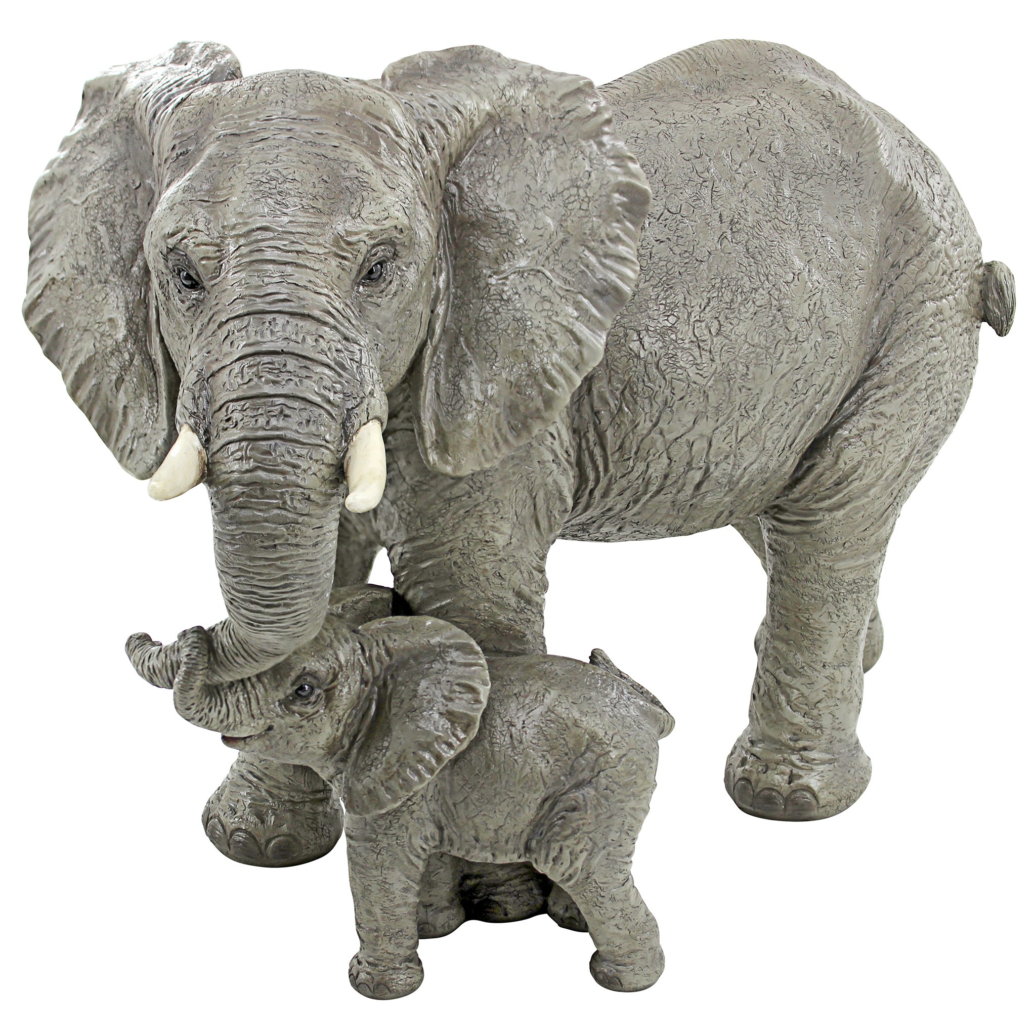 Toscano - Herd Mentality Mother and Calf Elephant Statue