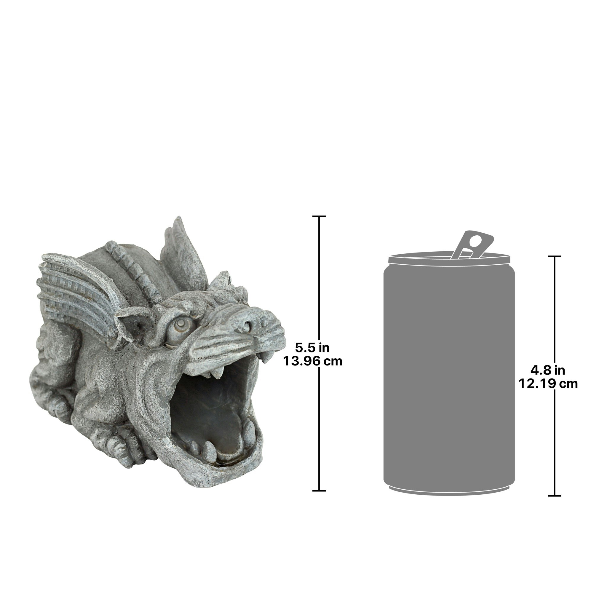 Toscano - Roland the Gargoyle Gutter Guardian Downspout Statue