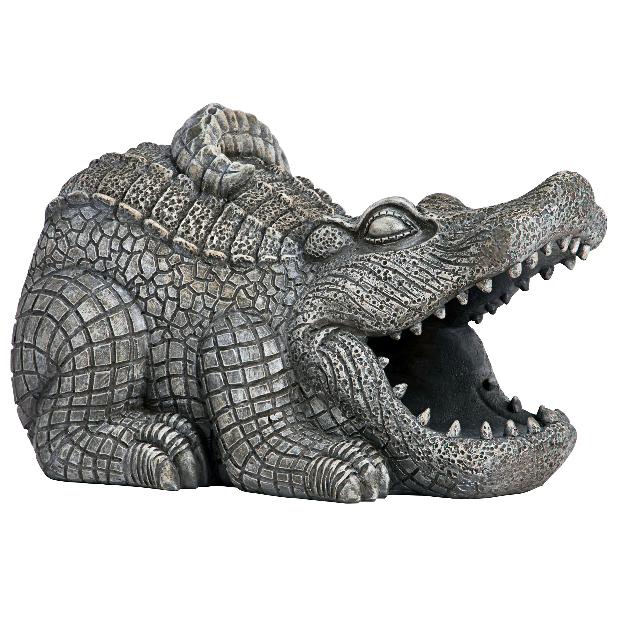 Toscano - Swamp Alligator Gutter Guardian Downspout Statue