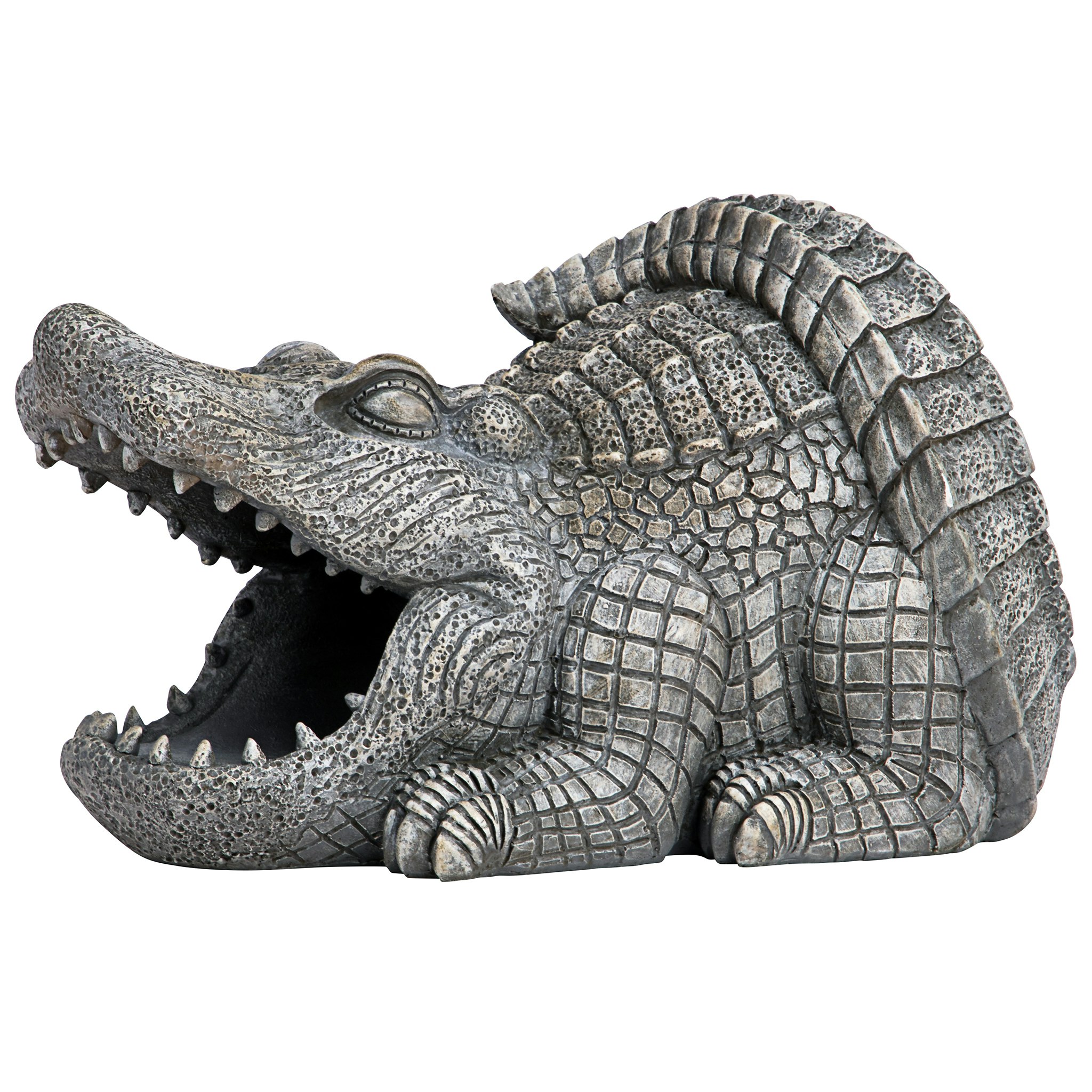 Toscano - Swamp Alligator Gutter Guardian Downspout Statue