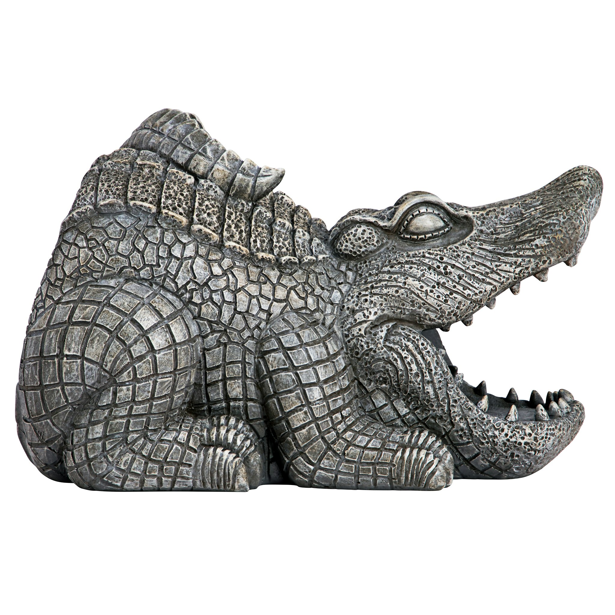 Toscano - Swamp Alligator Gutter Guardian Downspout Statue