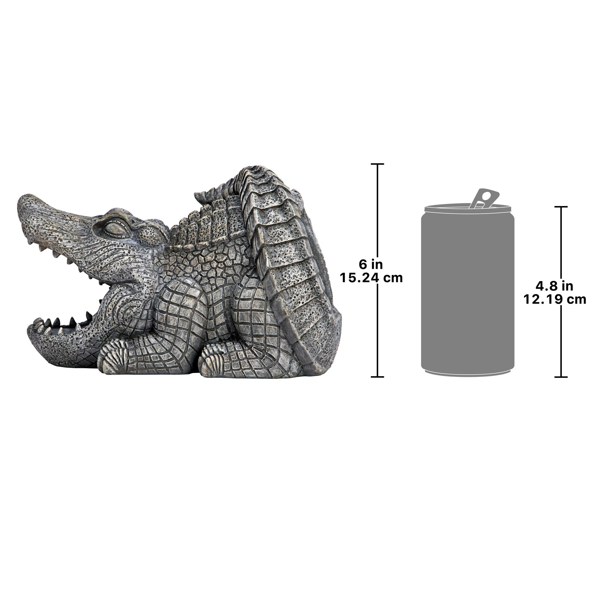 Toscano - Swamp Alligator Gutter Guardian Downspout Statue