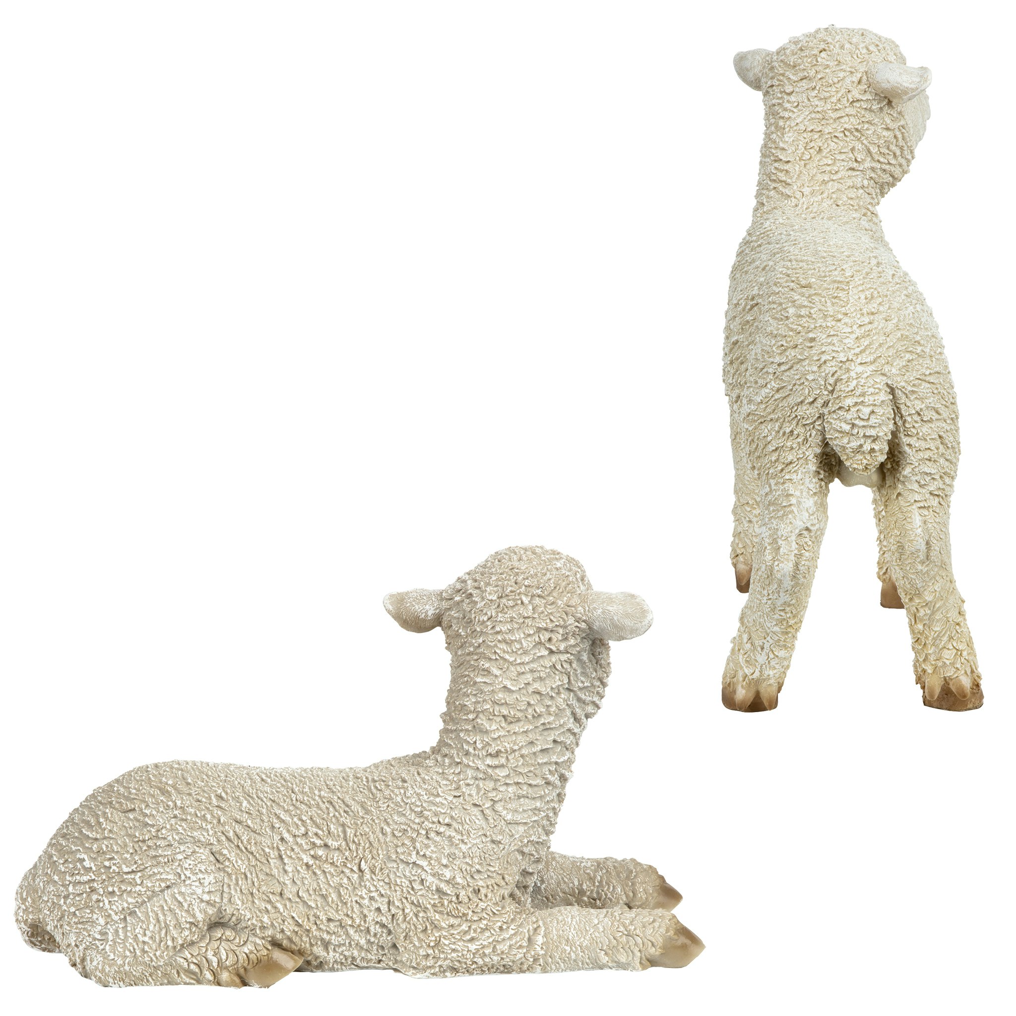 Toscano - Set of 2 Ramses and Aries Lamb Statues