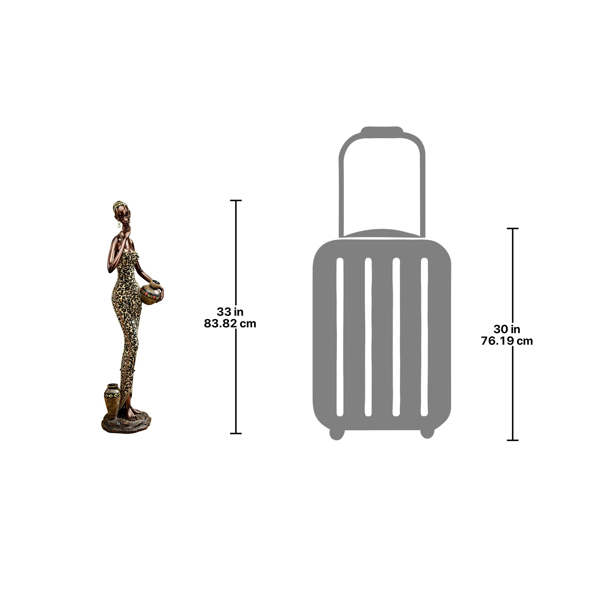 Toscano - African Water Gatherer Statue