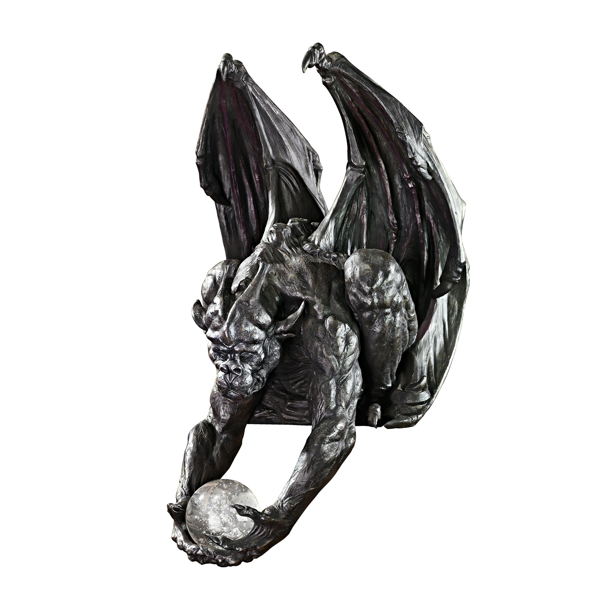 Toscano - ClutchKeeper of the Mystic Orb Gargoyle Sitter Statue