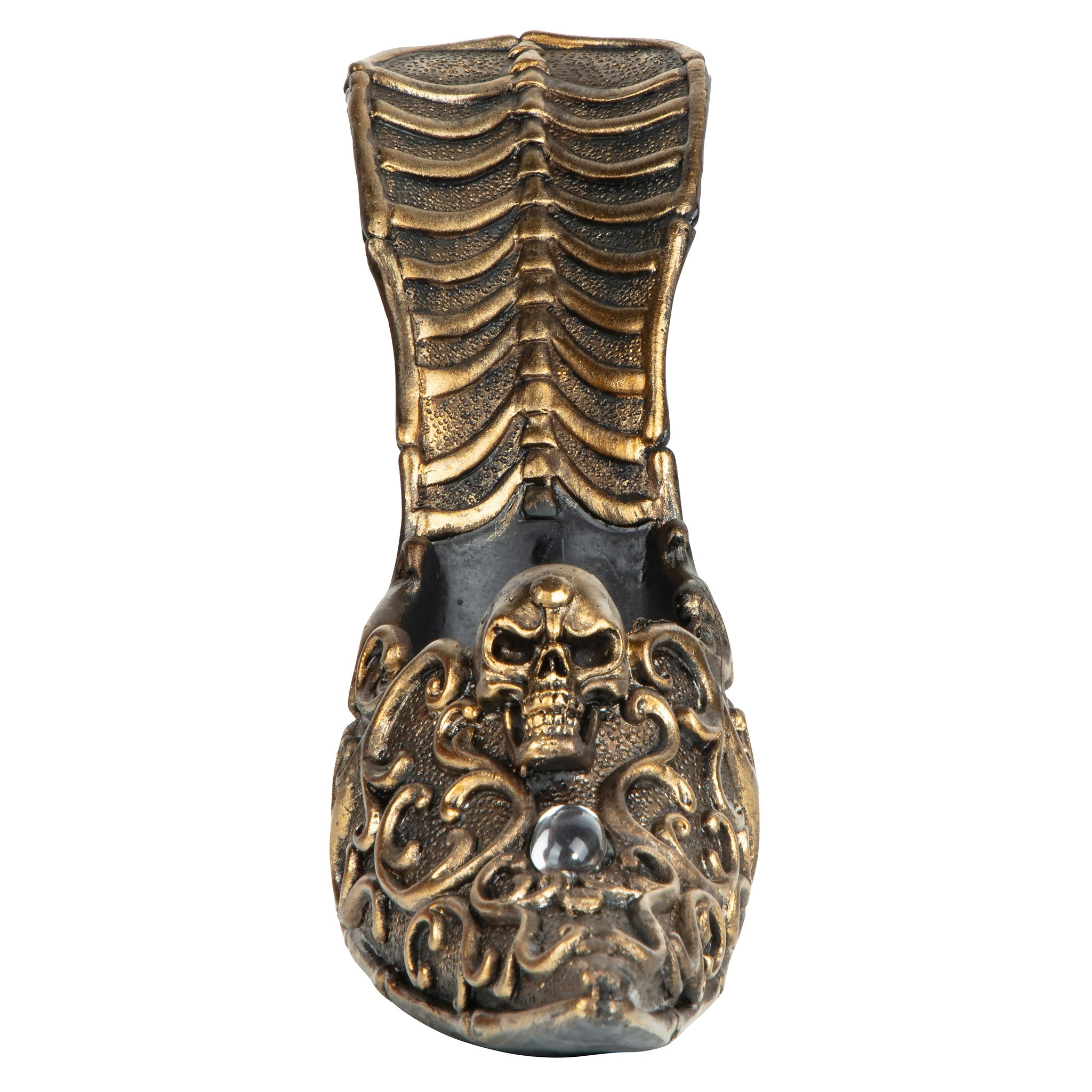 Toscano - Skull Slipper Gothic Girly Girl Catchall Sculpture