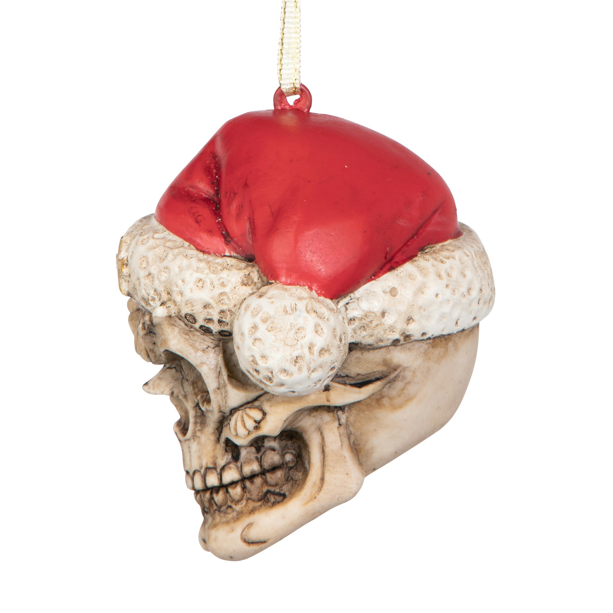 Toscano - Skelly Claus II Holiday Skeleton Ornament
