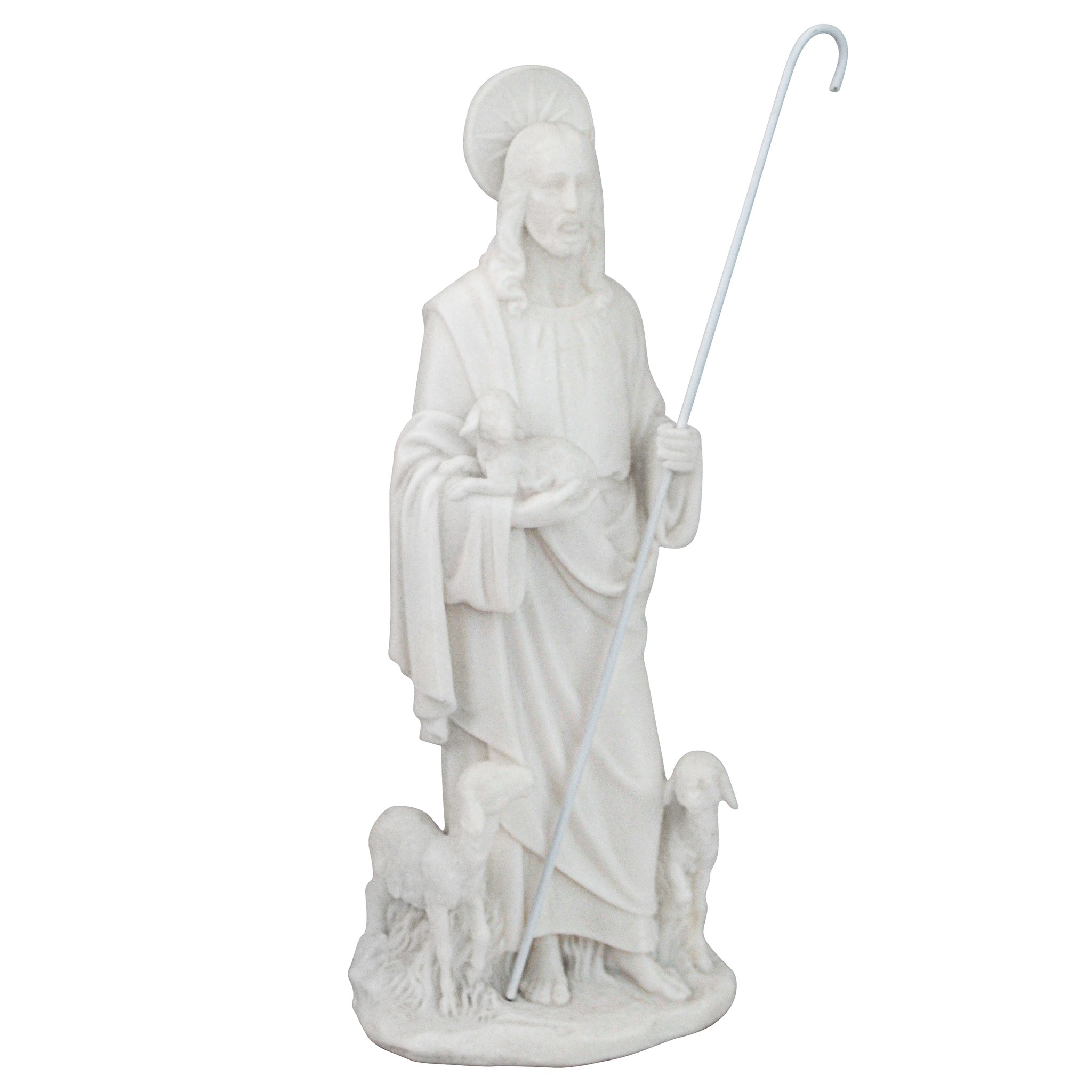Toscano - Jesus the Good Shepherd Marble Resin Statue Desktop