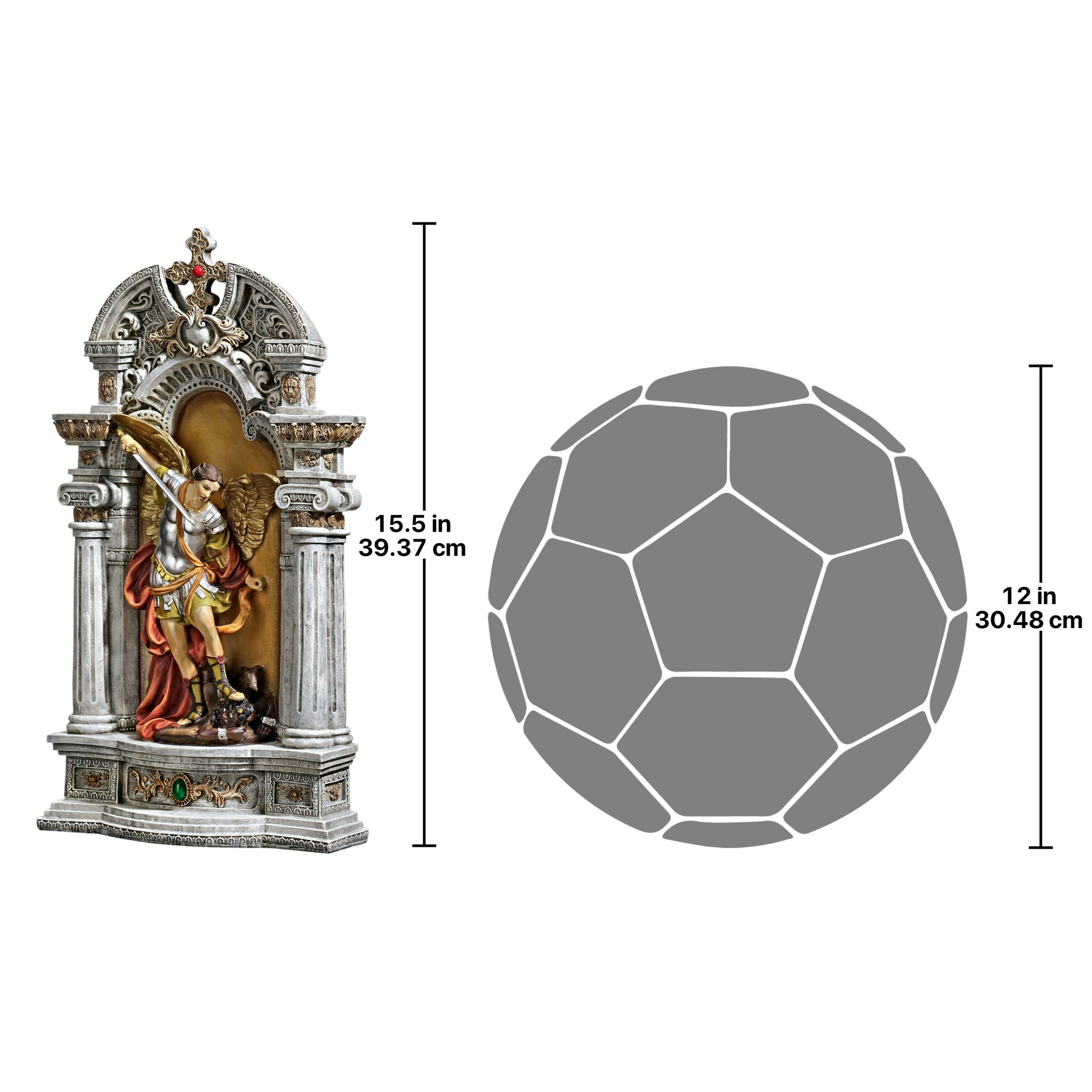 Toscano - The Niche of Saint Michael the Archangel Statue