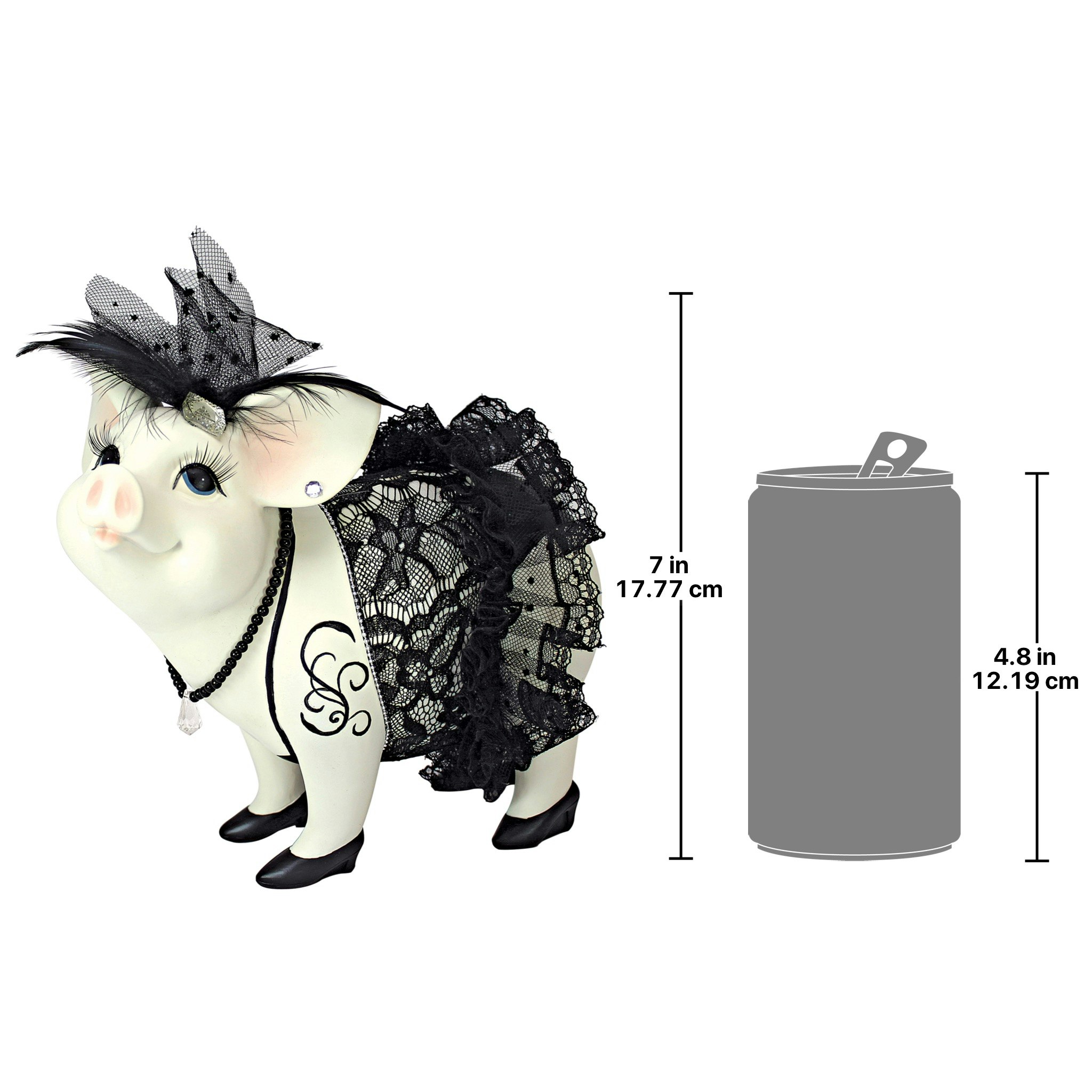 Toscano - Lace and LardMadame Pig Statue
