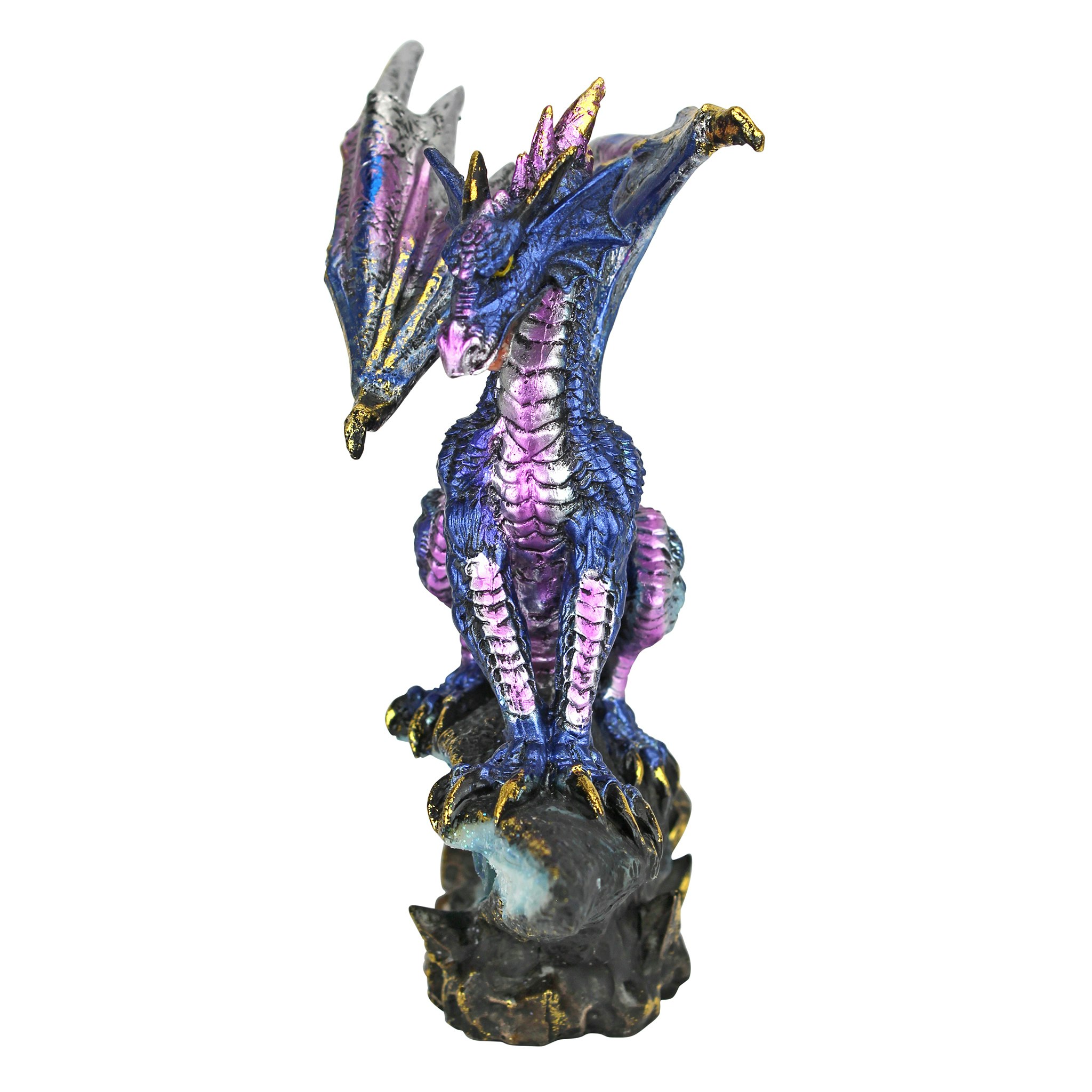 Toscano - Geode Guardian Gothic Dragon Statue