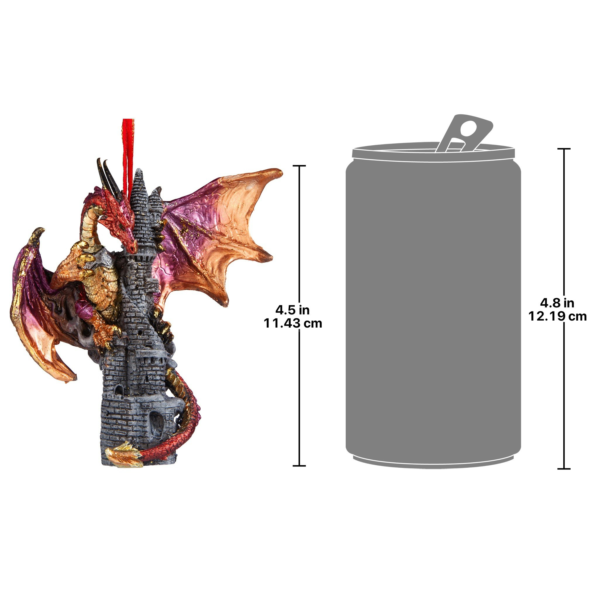 Toscano - Zanzibar the Gothic Dragon Holiday Ornament