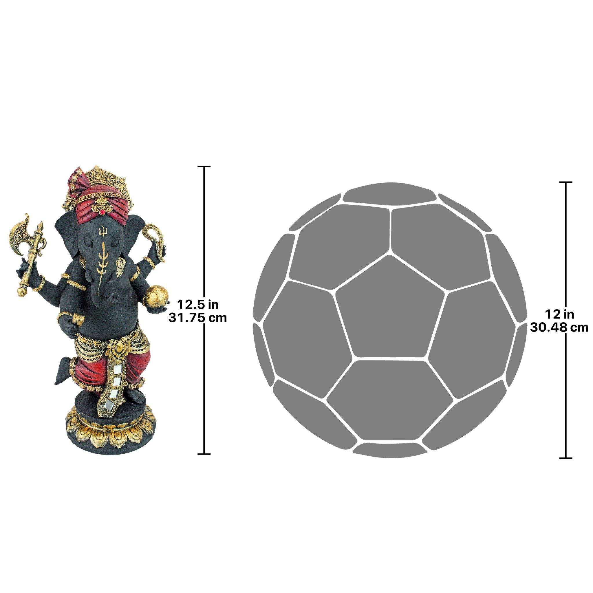 Toscano - Standing Lord Ganesha Elephant God Abhanga Hindu Statue