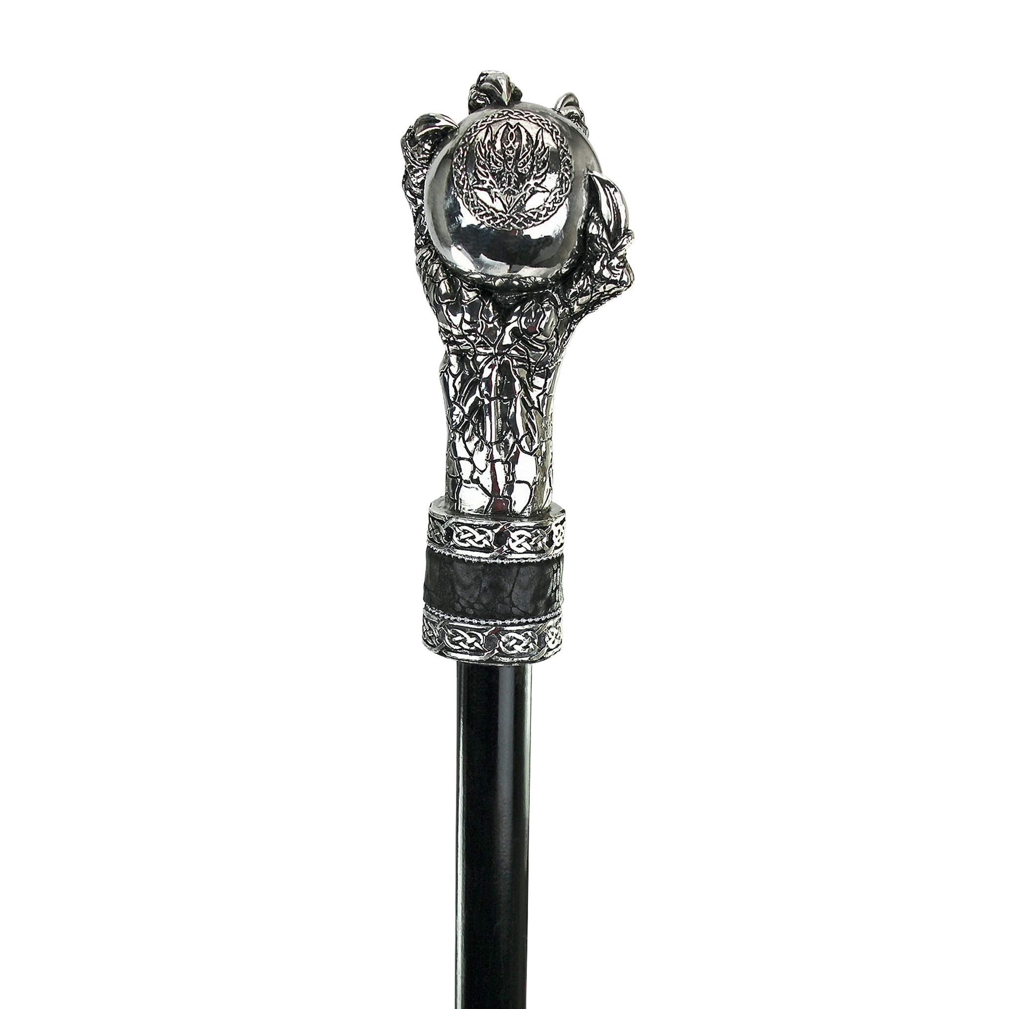 Toscano - Dragonsthorne Dragons Grasp Gothic Walking Stick