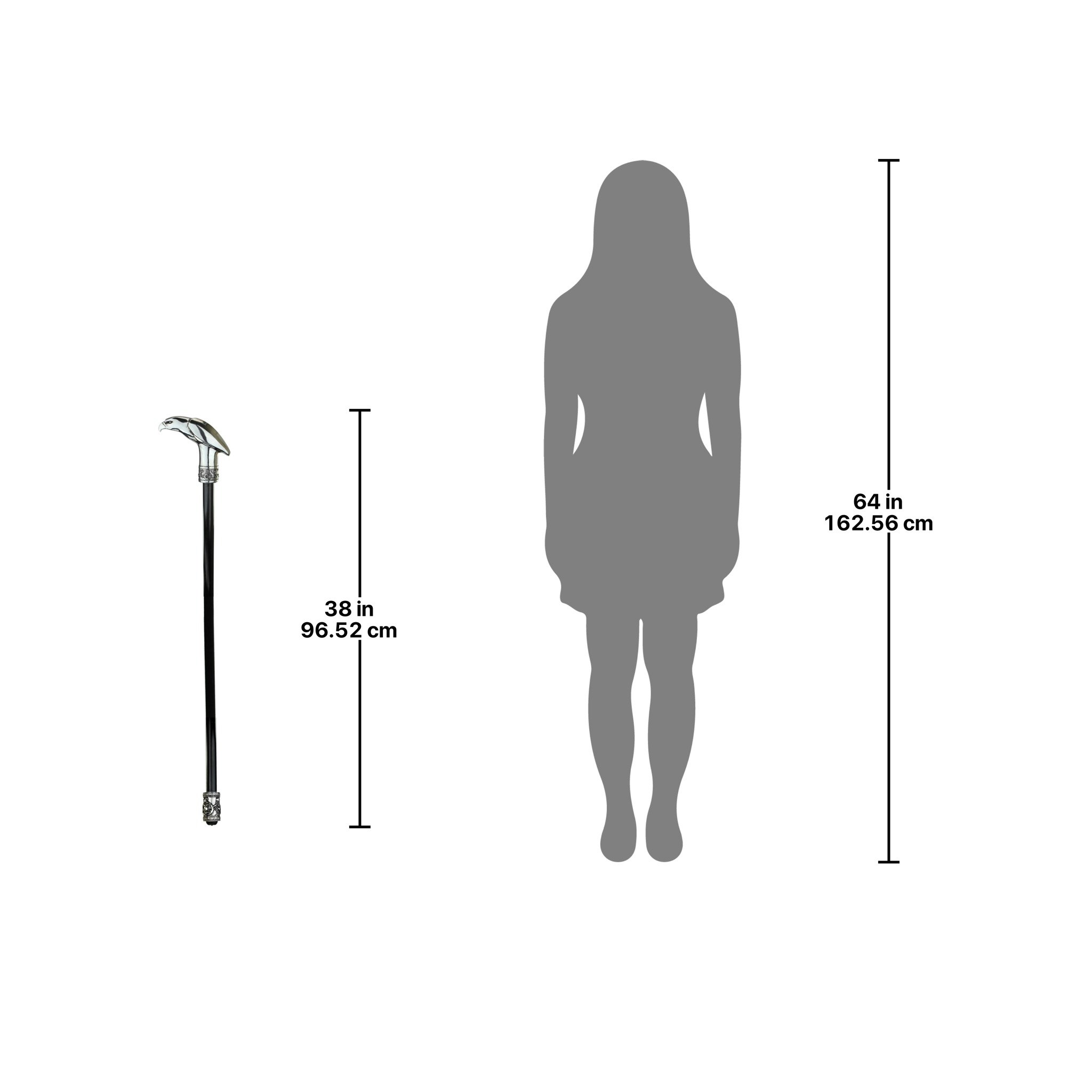 Toscano - Dragonsthorne Piercing Presence Eagle Walking Stick
