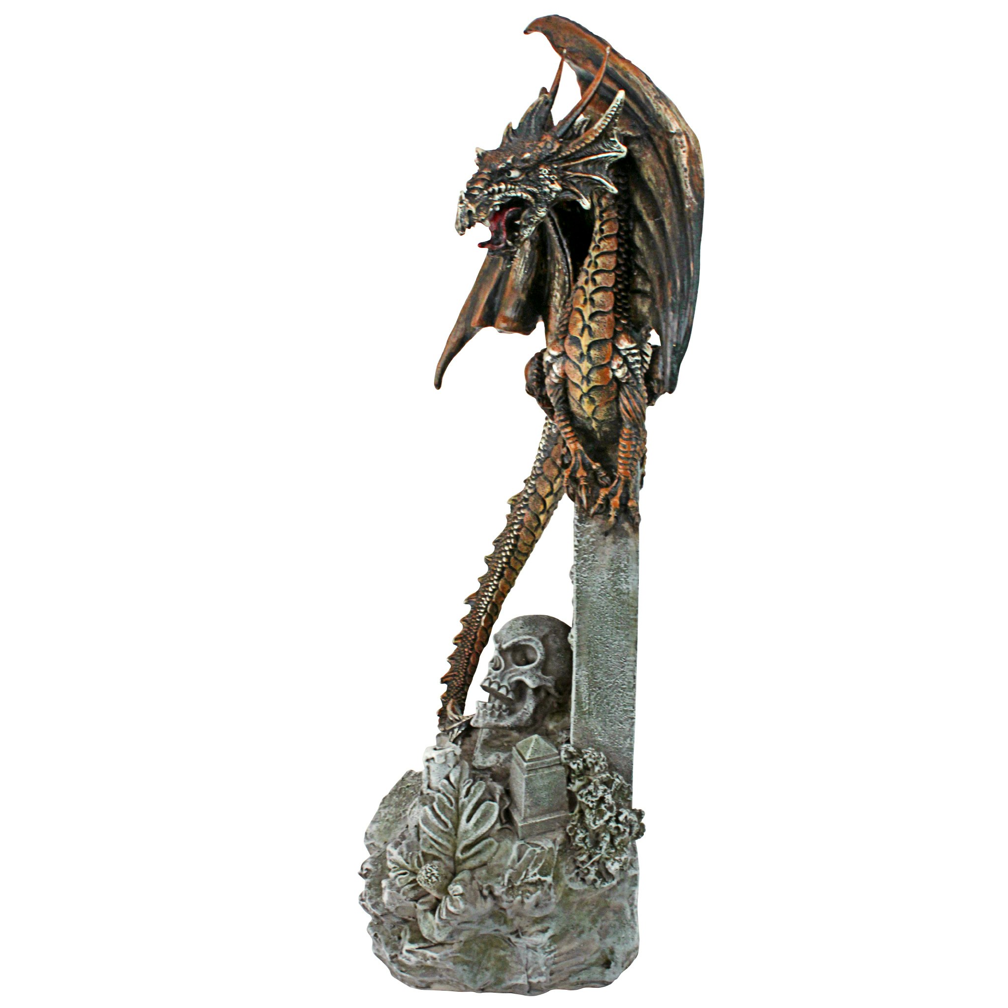Toscano - Cruel WingGothic Castle Graveyard Dragon Statue